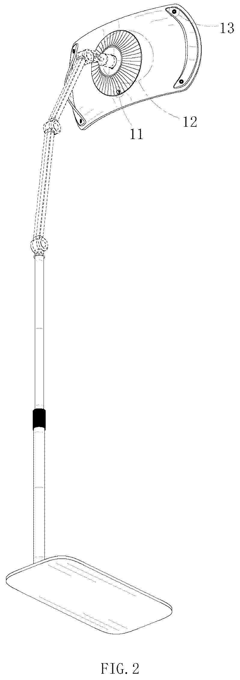 Patent USD1077259 Figure 2 – Red light therapy device