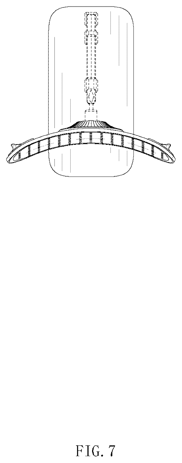 Patent USD1077259 Figure 7 – Red light therapy device