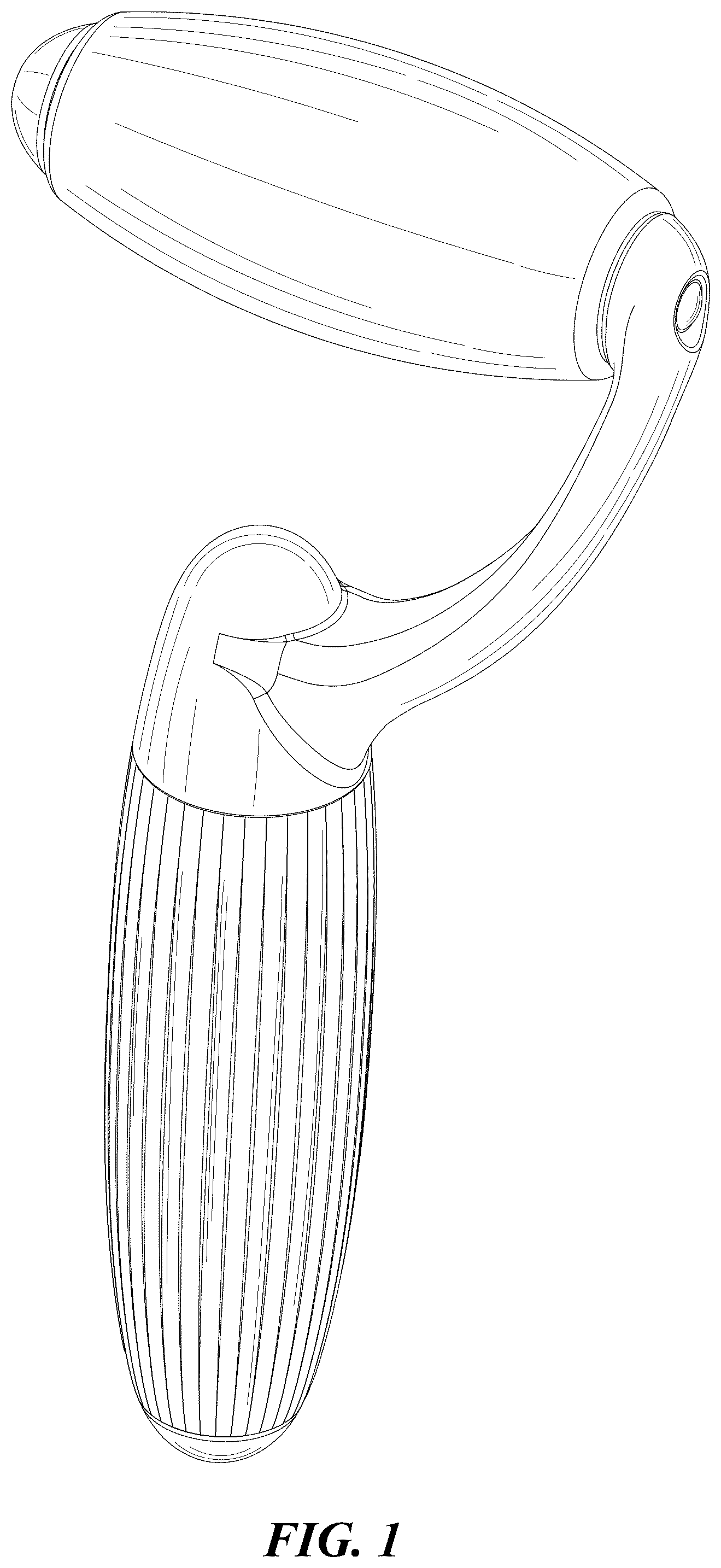 Patent USD1077261 Figure 1 – Ice roller for face