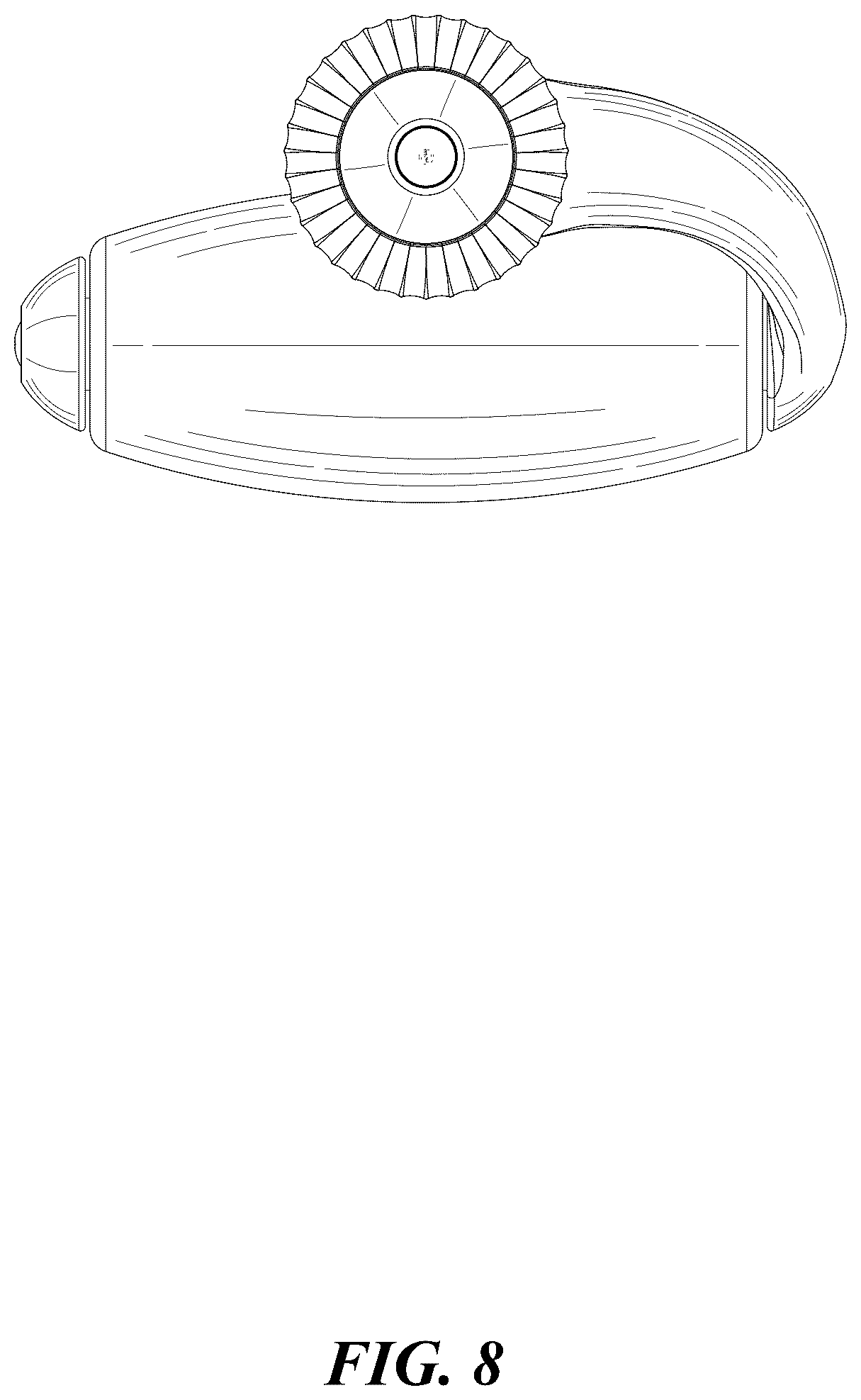Patent USD1077261 Figure 8 – Ice roller for face