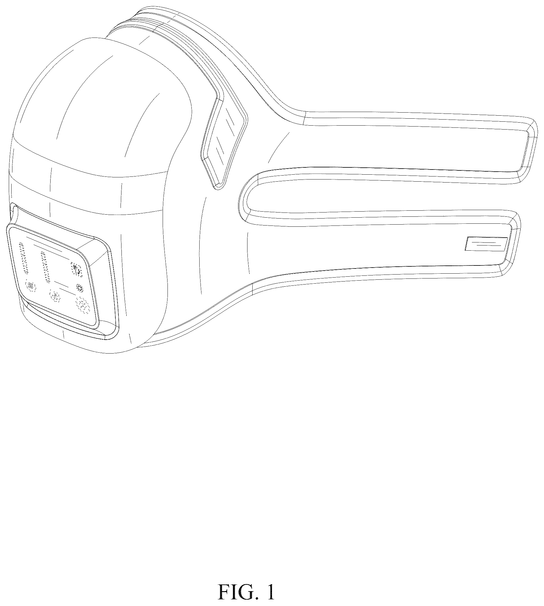 Patent USD1077264 — Massaging device — Figure 1