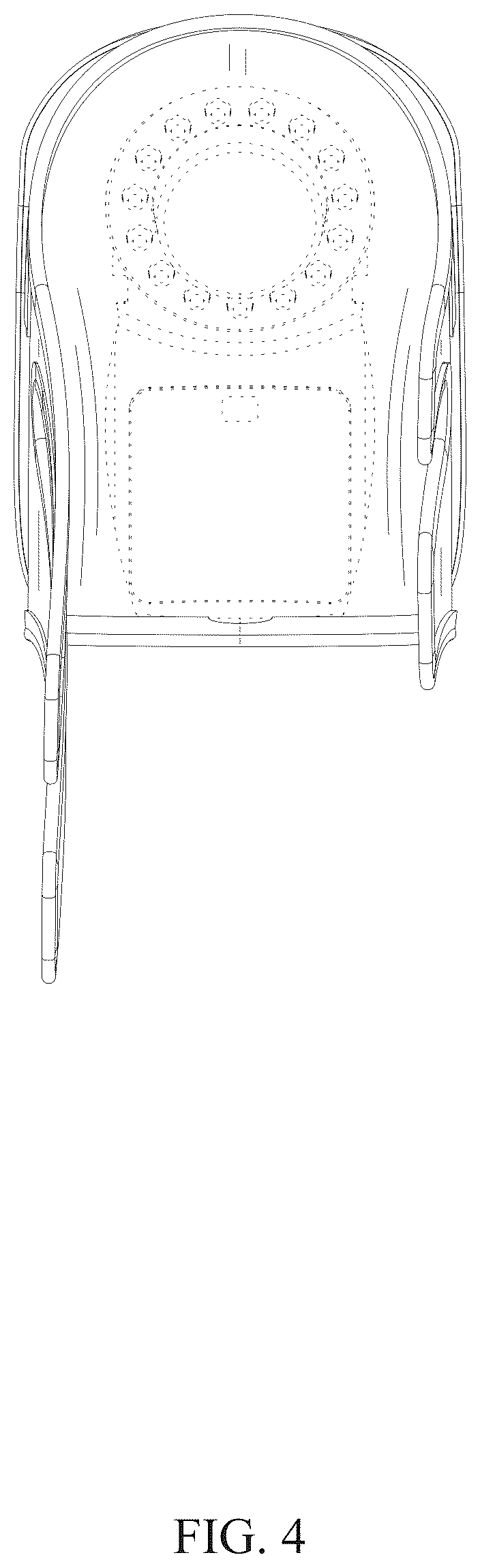 Patent USD1077264 Figure 4 – Massaging device