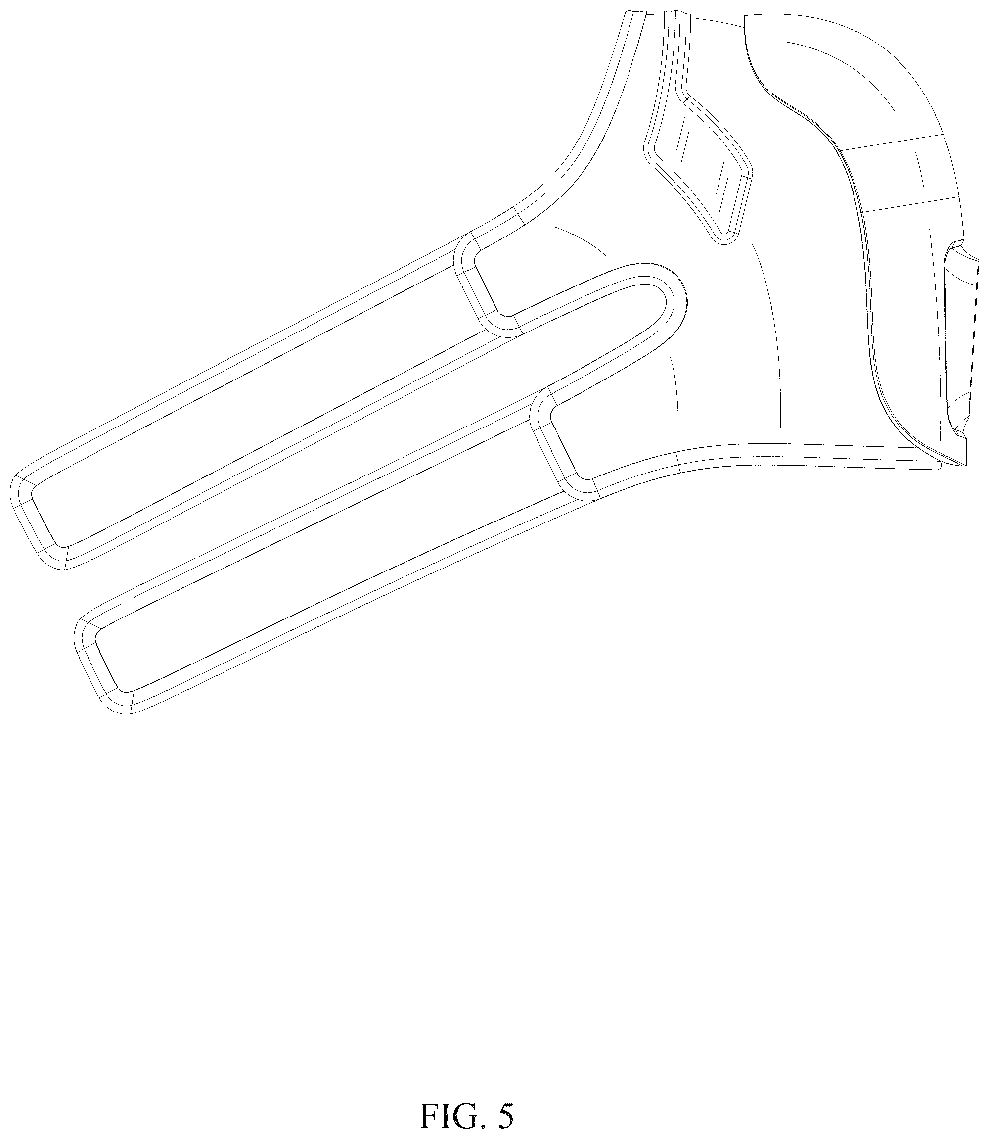 Patent USD1077264 Figure 5 – Massaging device