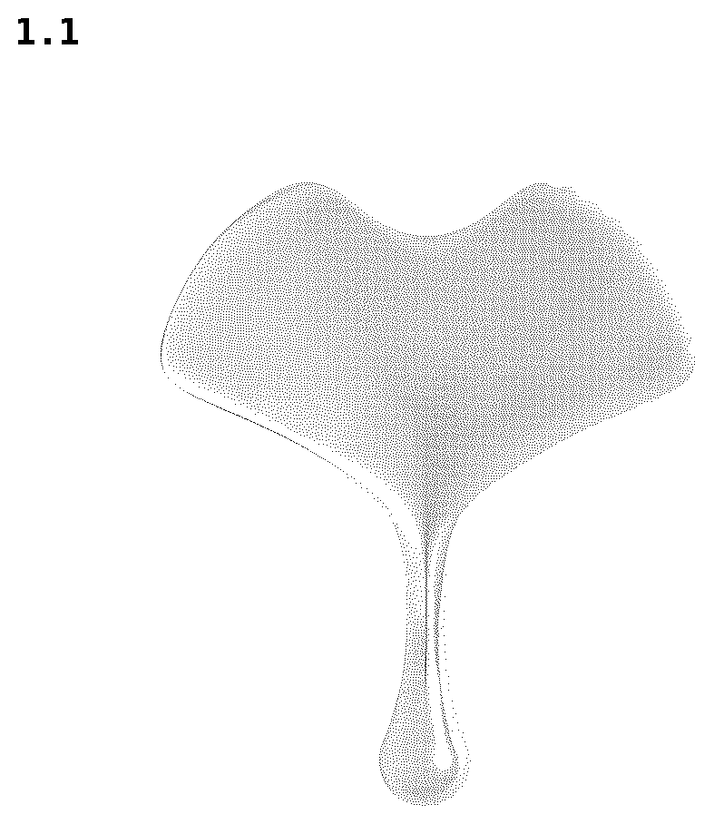Patent USD1077266 Figure 1 – Massage appliance for the face