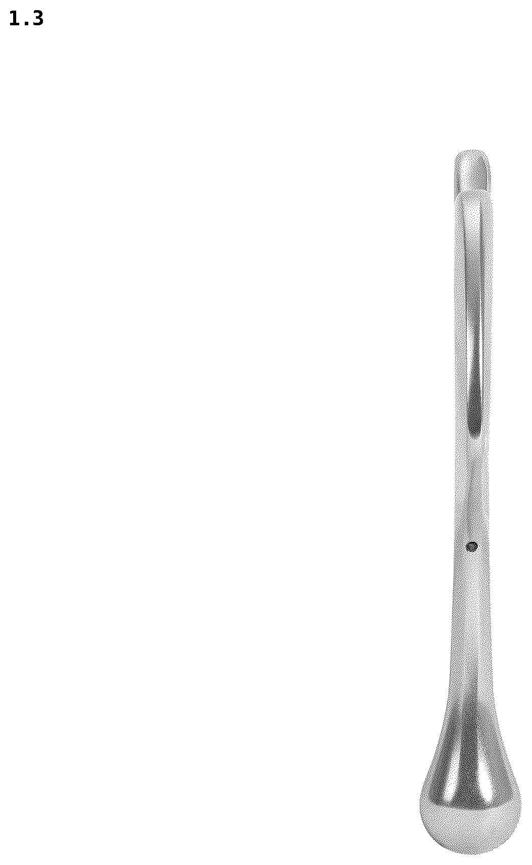 Patent USD1077266 Figure 3 – Massage appliance for the face