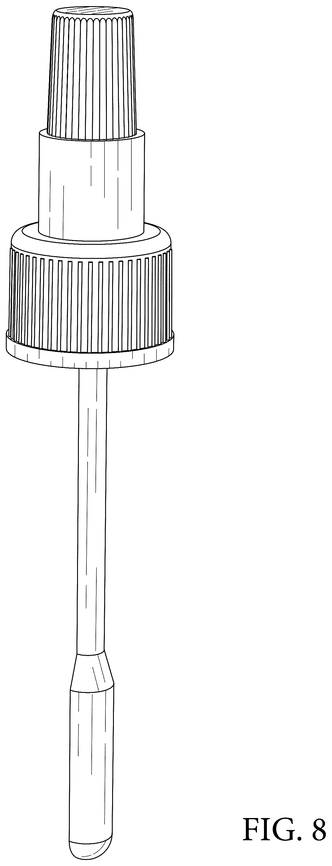 Patent USD1077269 Figure 8 – Sample collector
