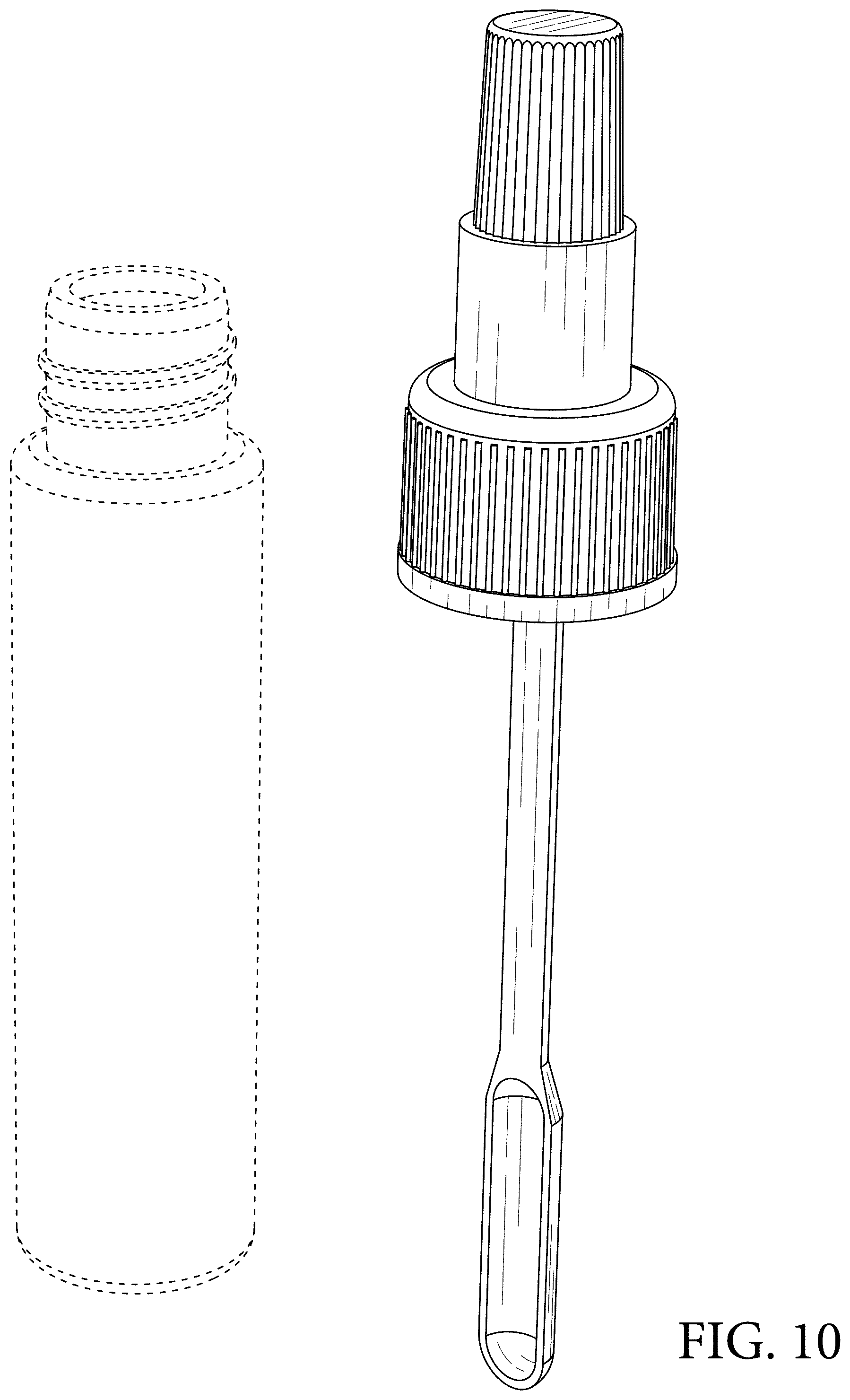 Patent USD1077269 Figure 10 – Sample collector