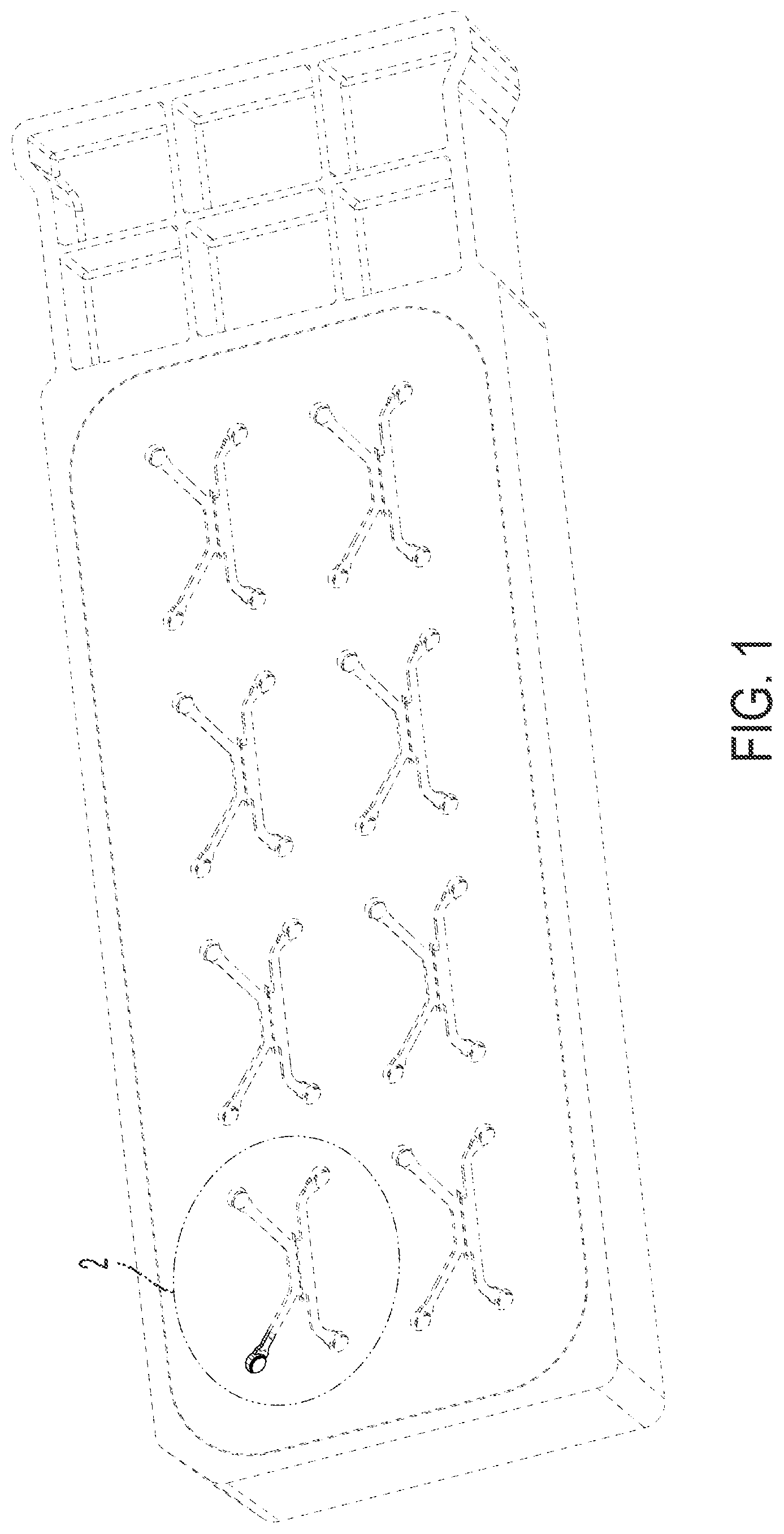 Patent USD1077270 — Fluid channel — Figure 1
