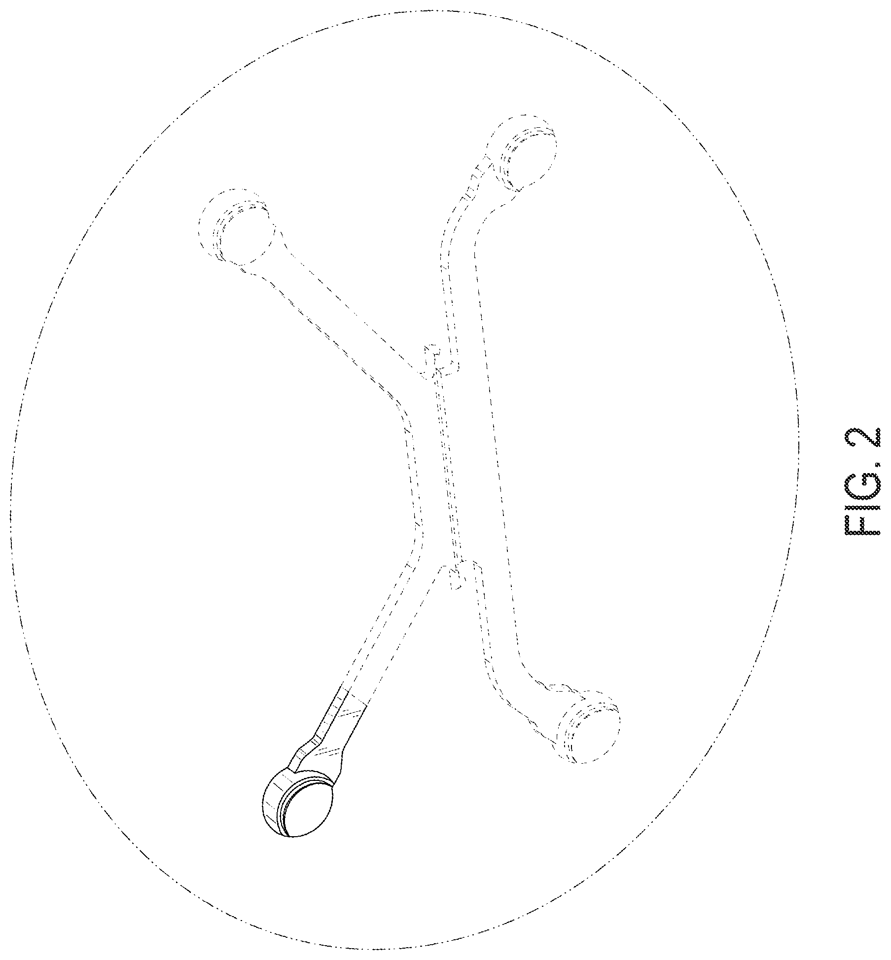 Patent USD1077270 Figure 2 – Fluid channel