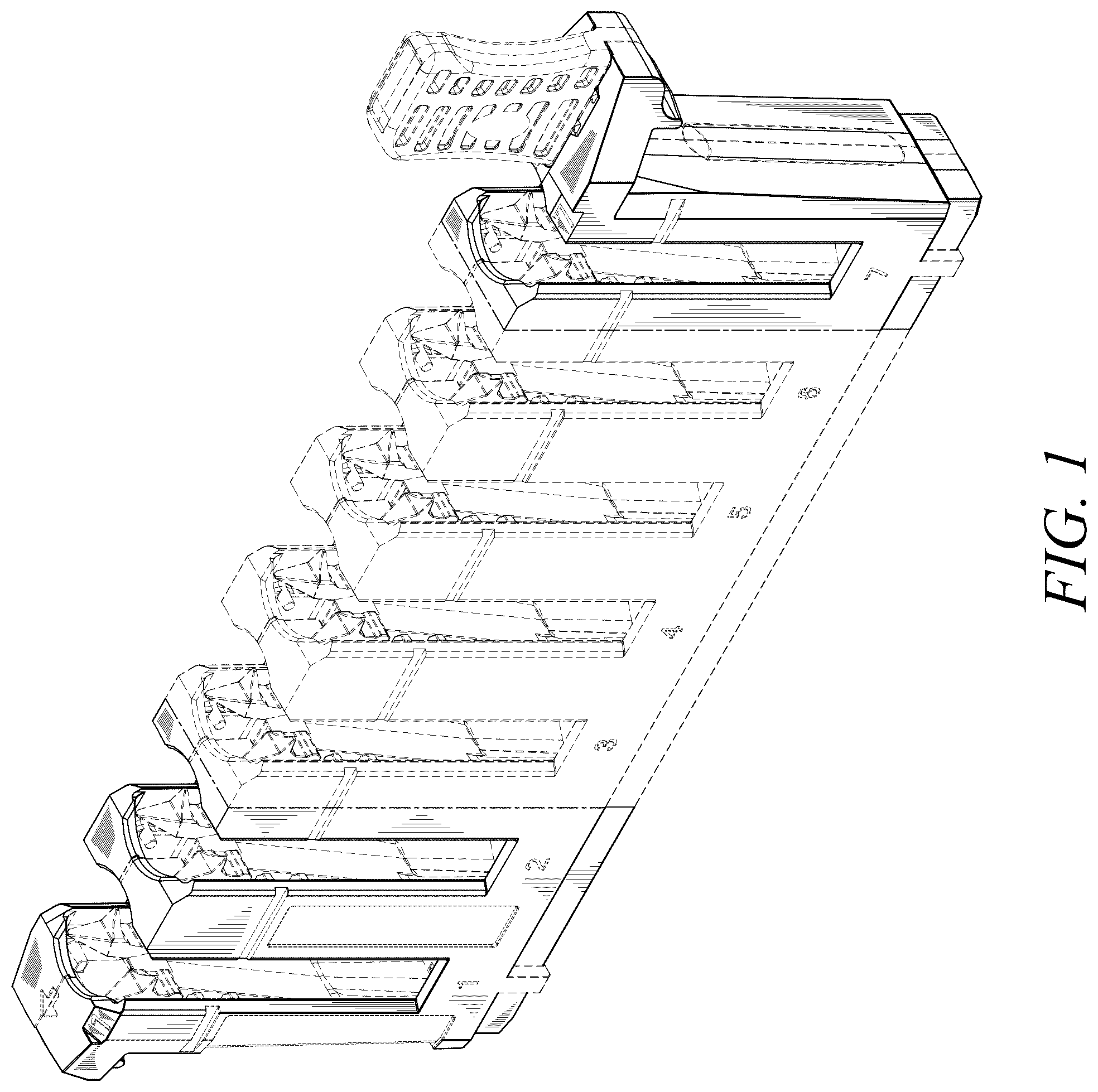 Patent USD1077271 Figure 1 – Sample rack