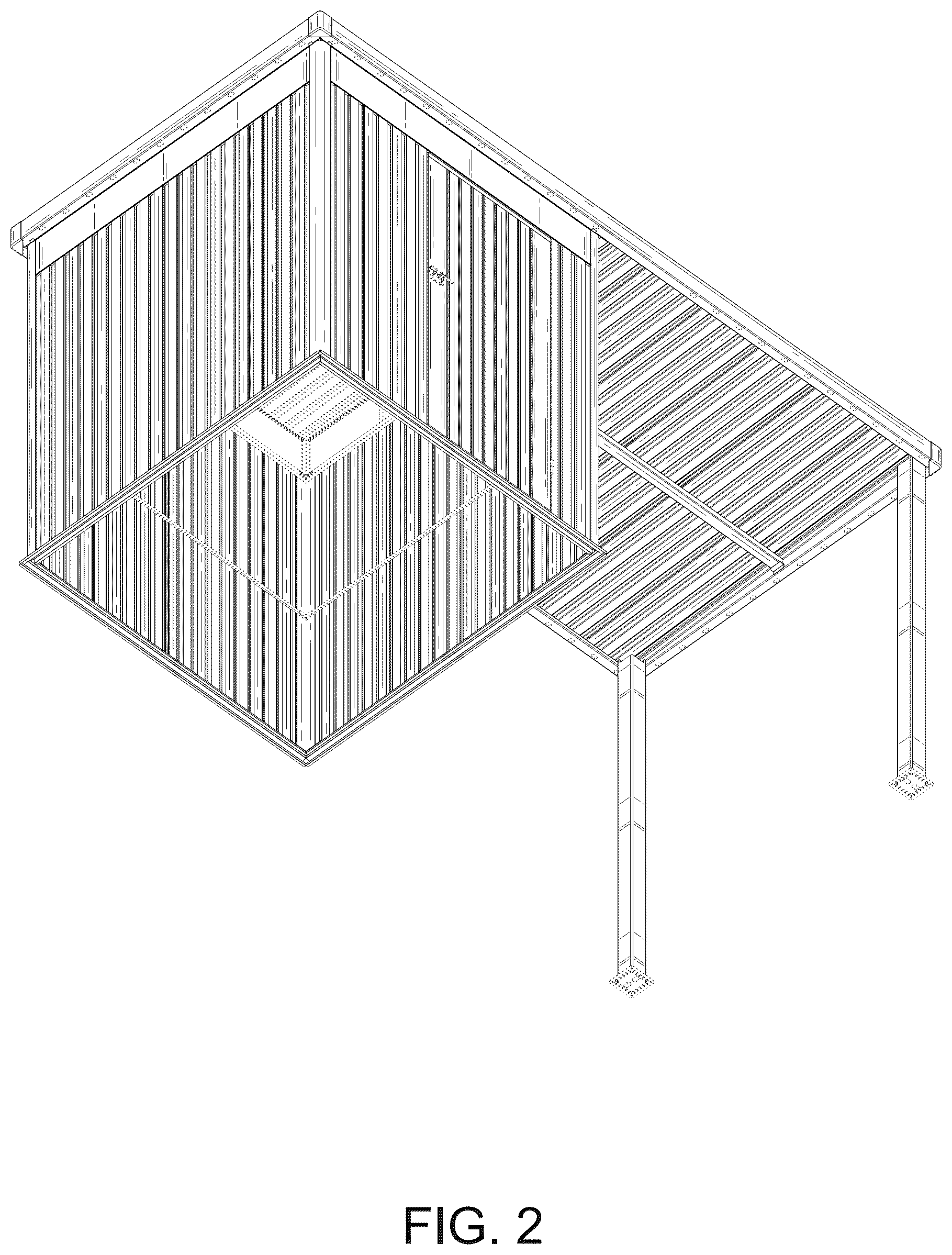 Patent USD1077274 Figure 2 – Shed