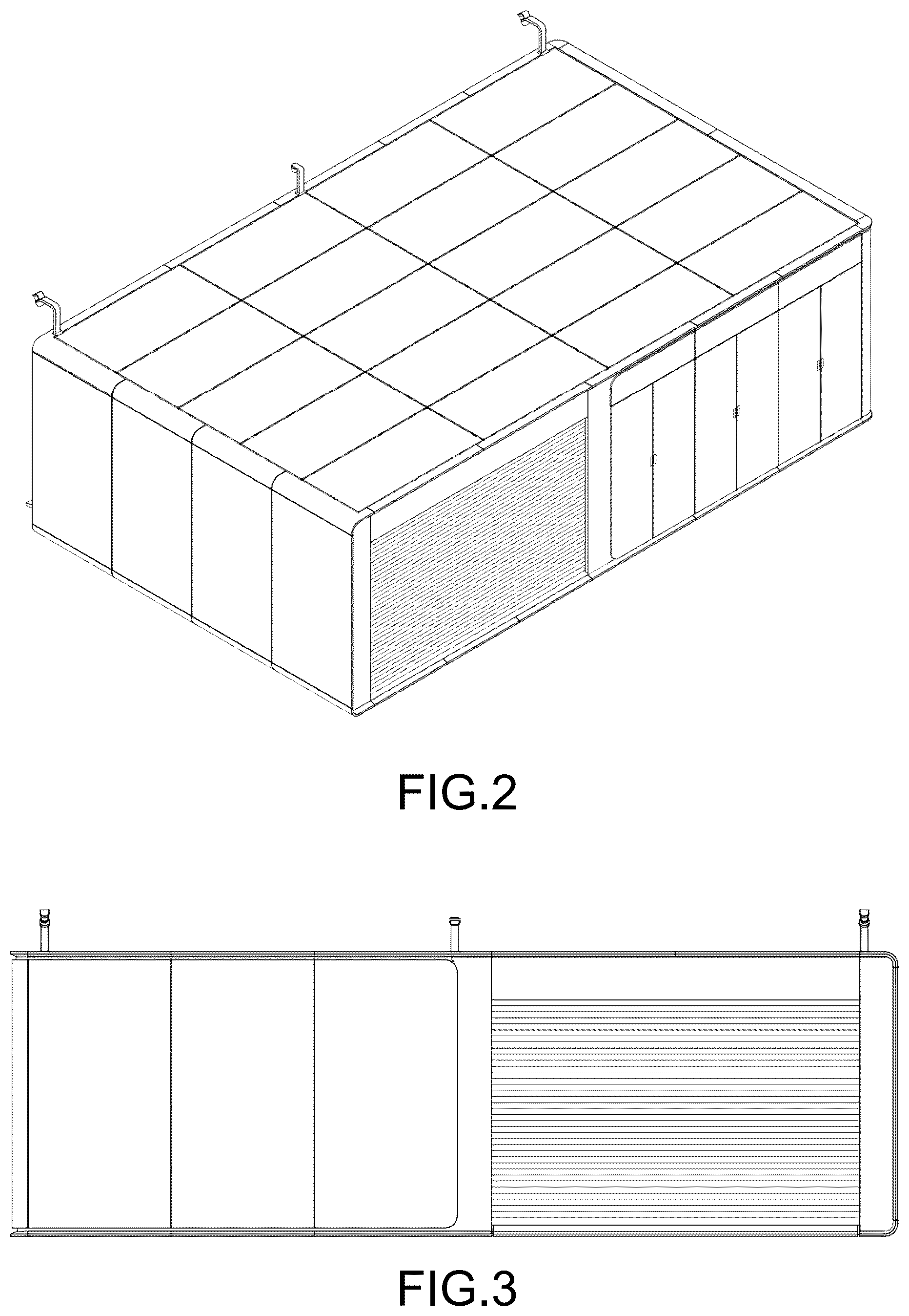 Patent USD1077276 Figure 2 – Battery swapping station