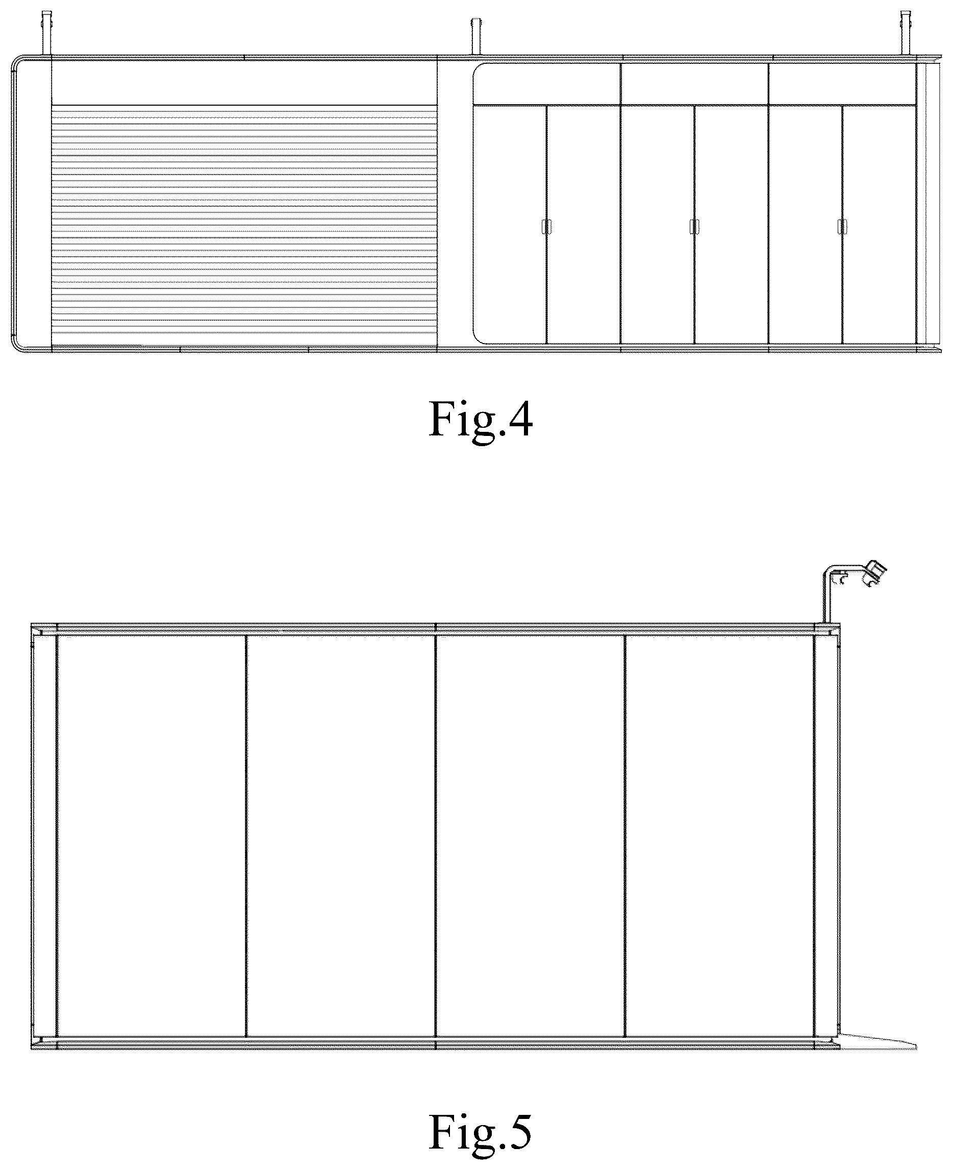 Patent USD1077276 Figure 3 – Battery swapping station