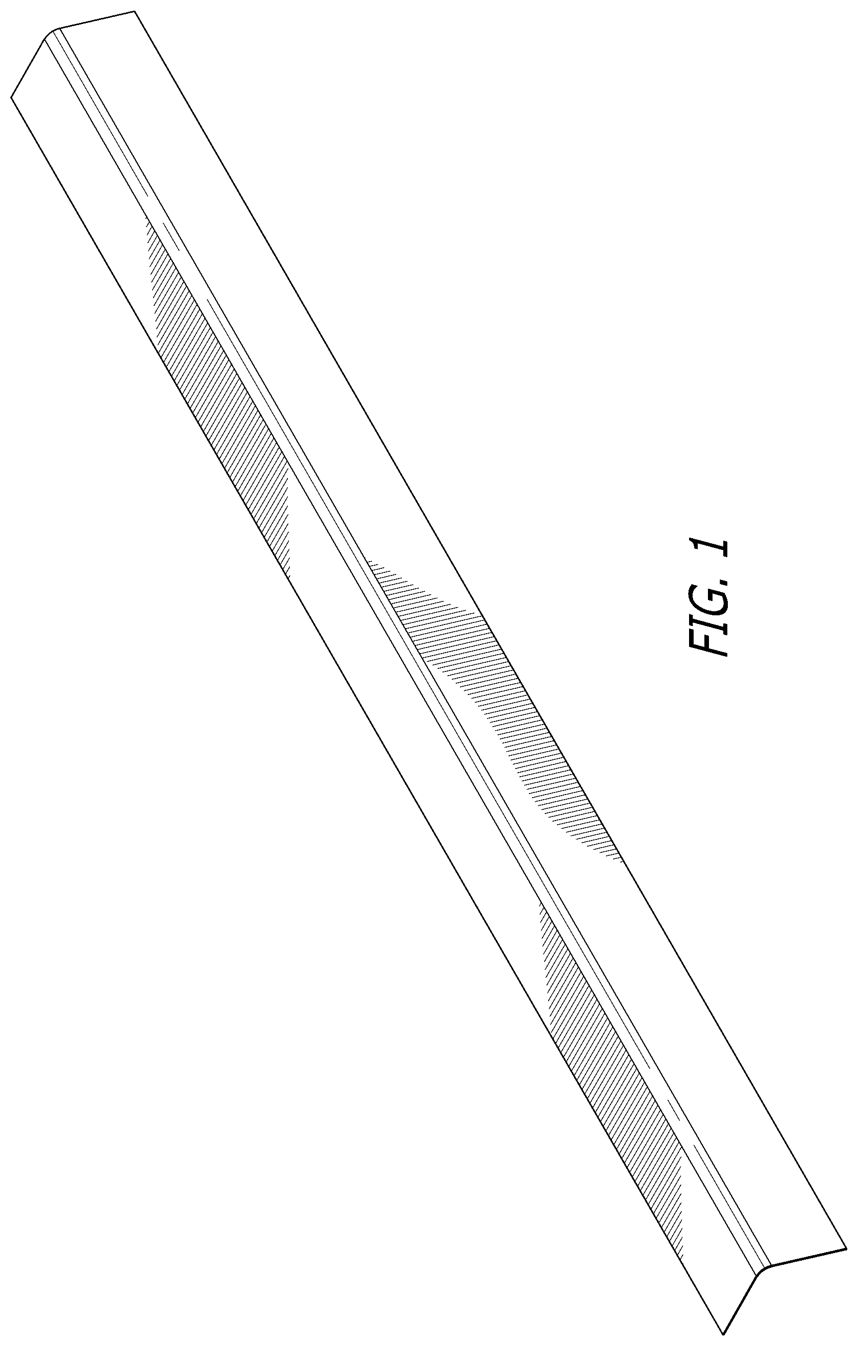 Patent USD1077280 Figure 1 – Ledge cover