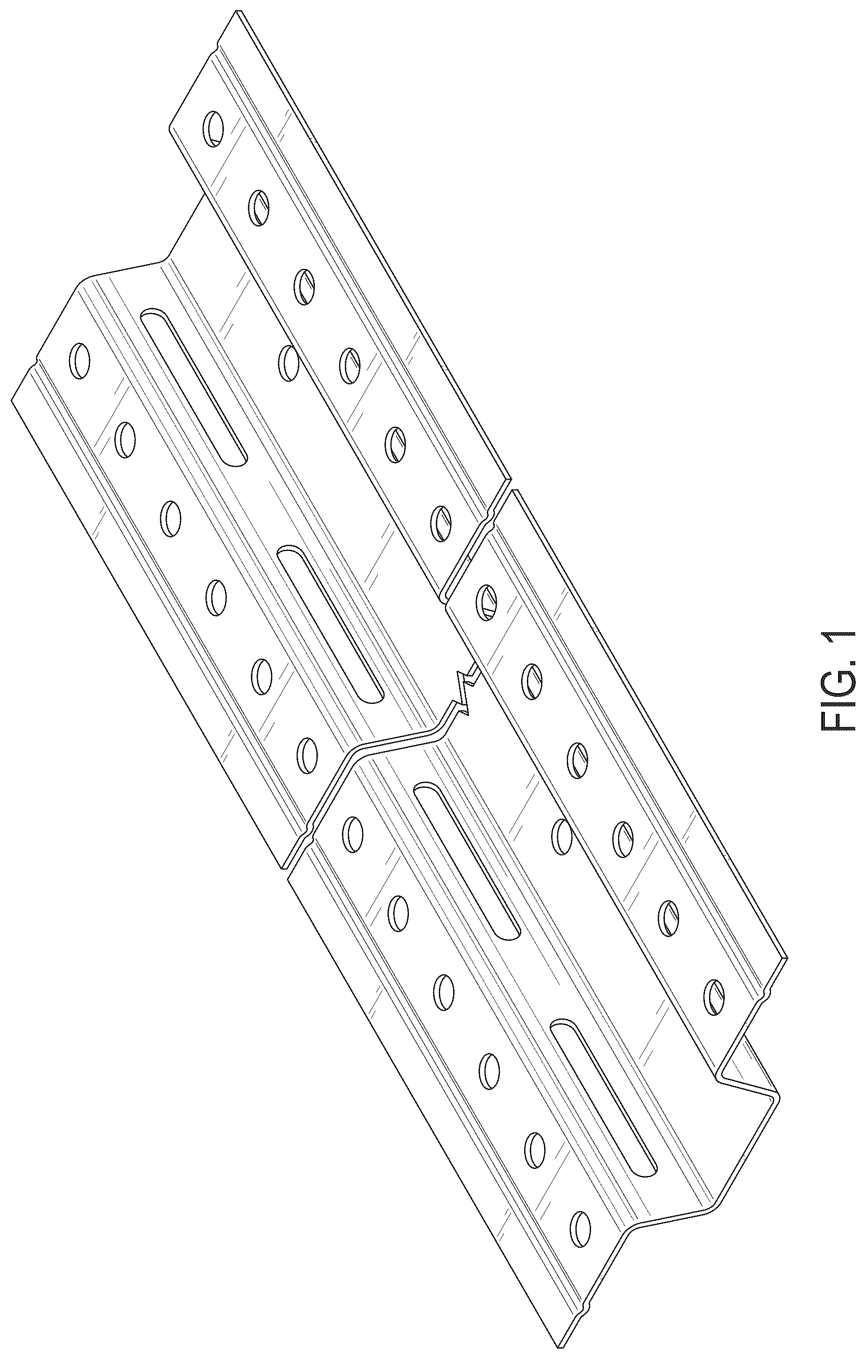 Patent USD1077281 Figure 1 – Furring channel