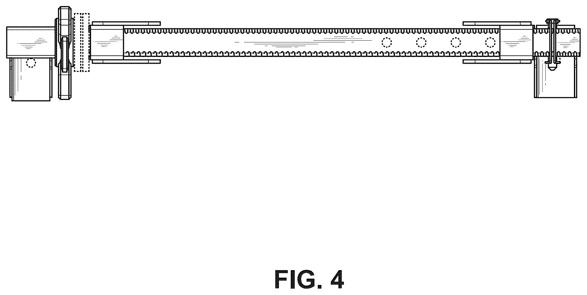 Patent USD1077282 Figure 4 – Holder for a post