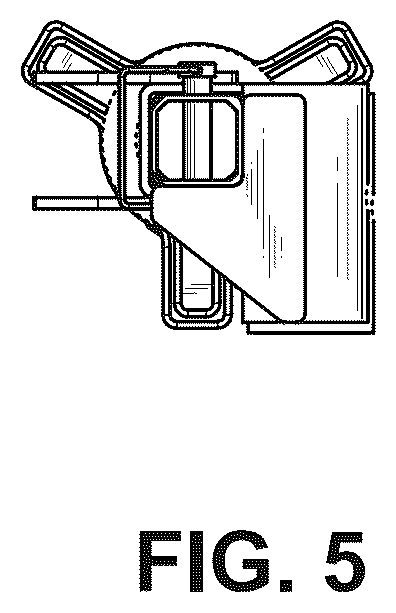 Patent USD1077282 Figure 5 – Holder for a post
