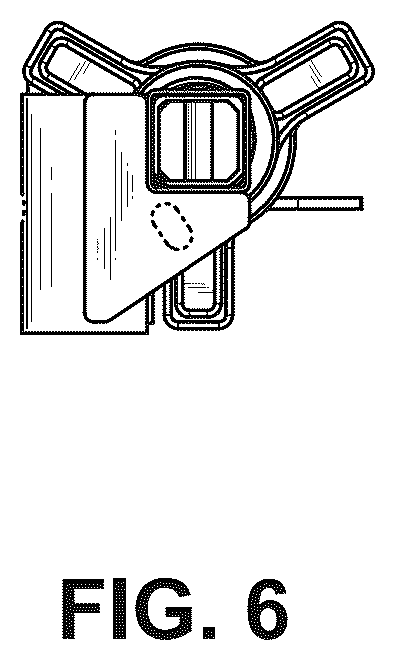 Patent USD1077282 Figure 6 – Holder for a post