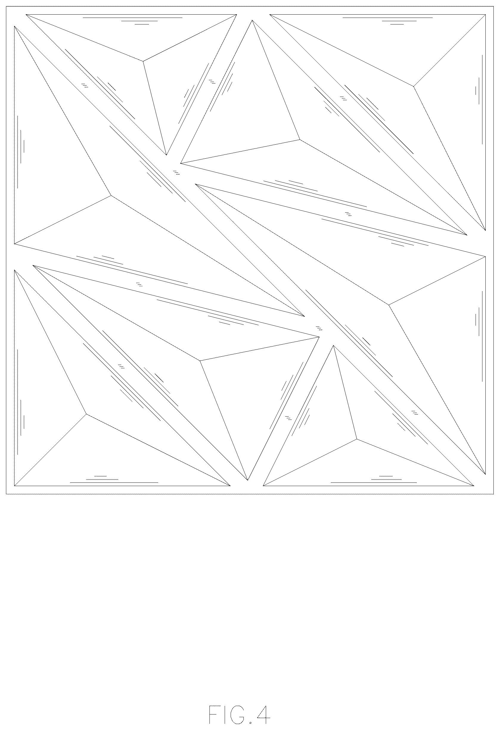 Patent USD1077284 Figure 4 – Wall panel
