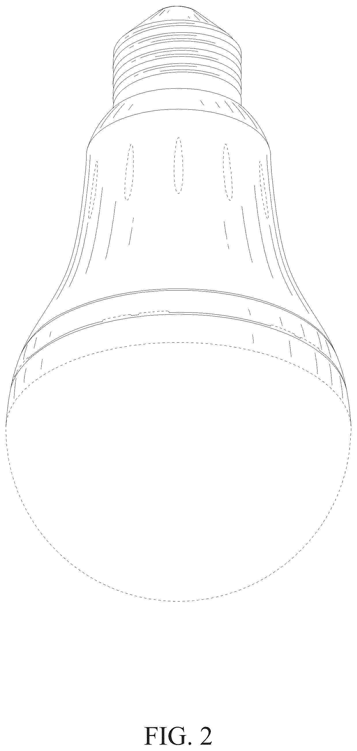 Patent USD1077285 Figure 2 – Light bulb
