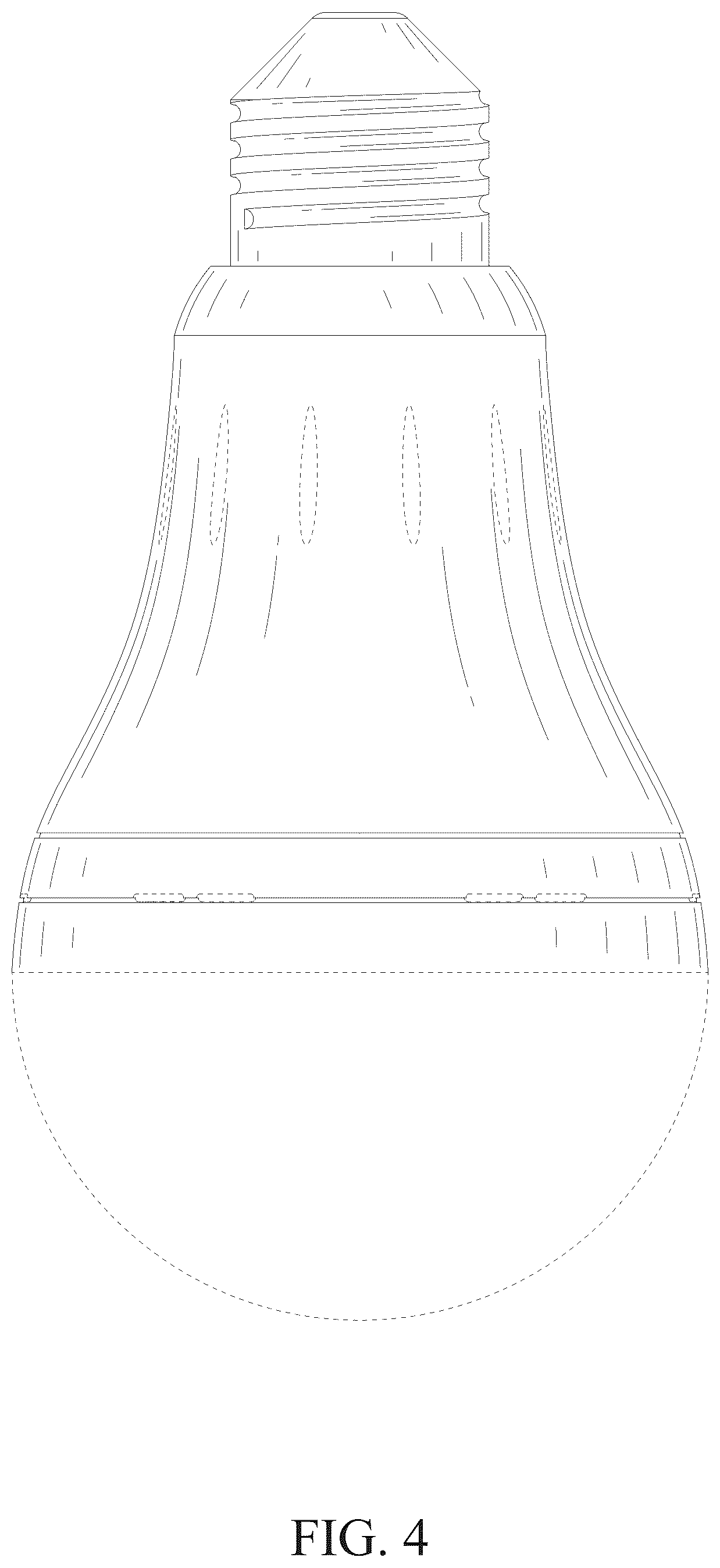 Patent USD1077285 Figure 4 – Light bulb