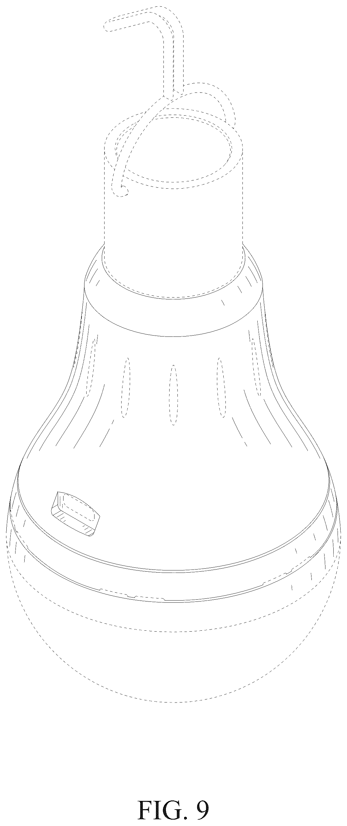 Patent USD1077285 Figure 9 – Light bulb