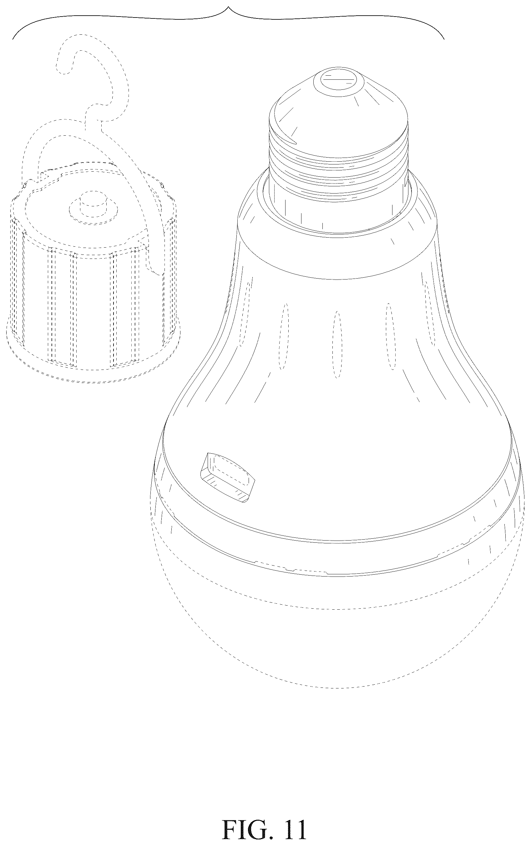 Patent USD1077285 Figure 11 – Light bulb