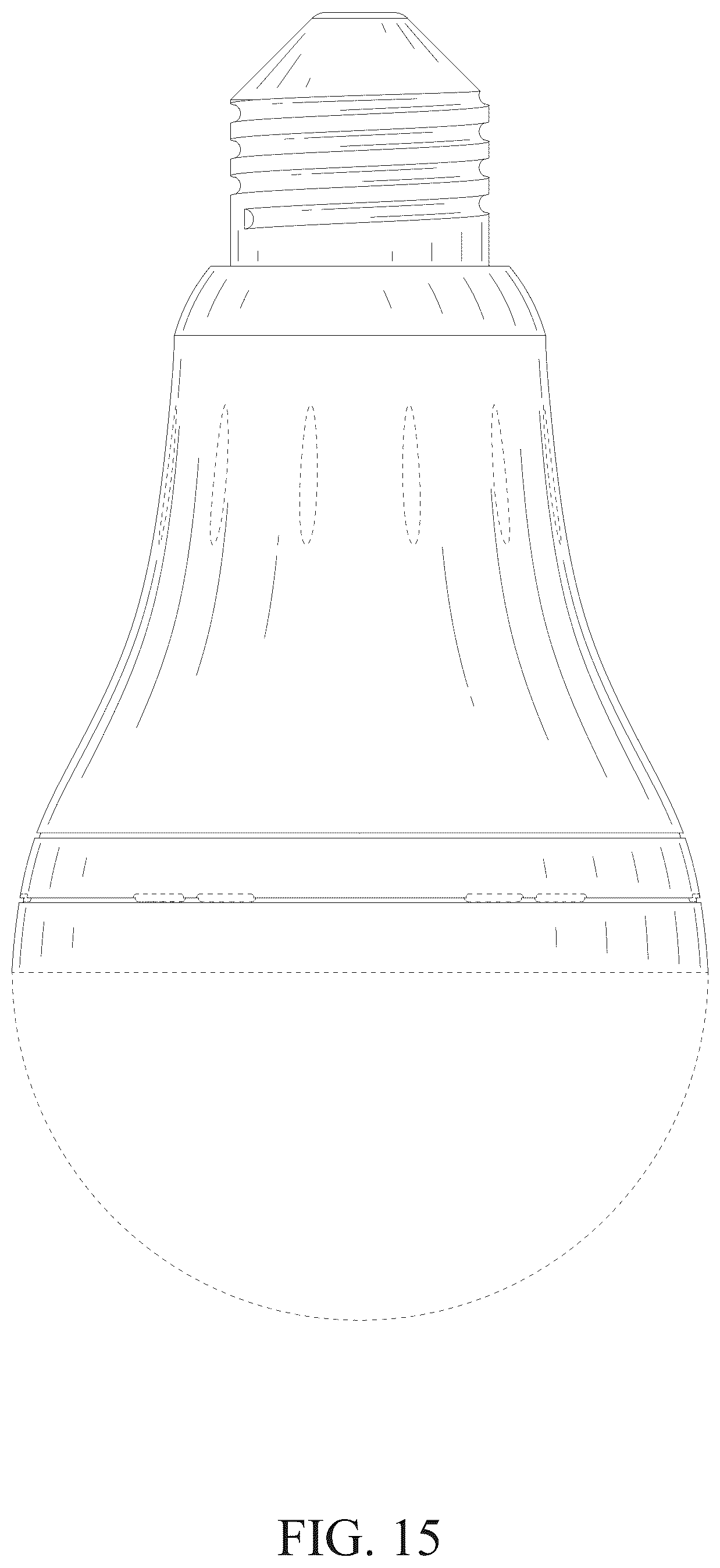 Patent USD1077285 Figure 15 – Light bulb