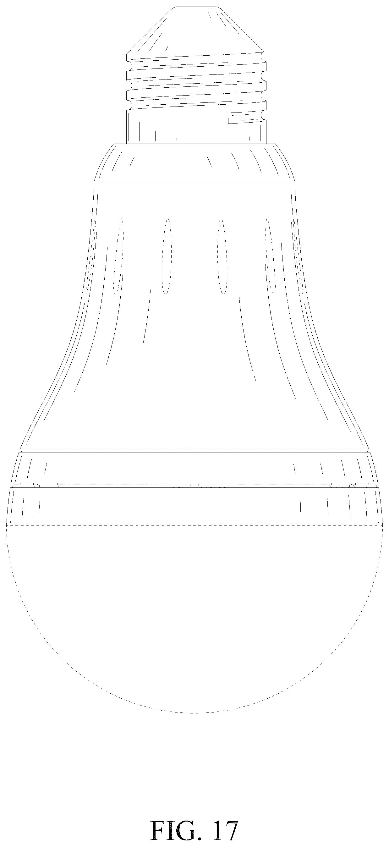 Patent USD1077285 Figure 17 – Light bulb