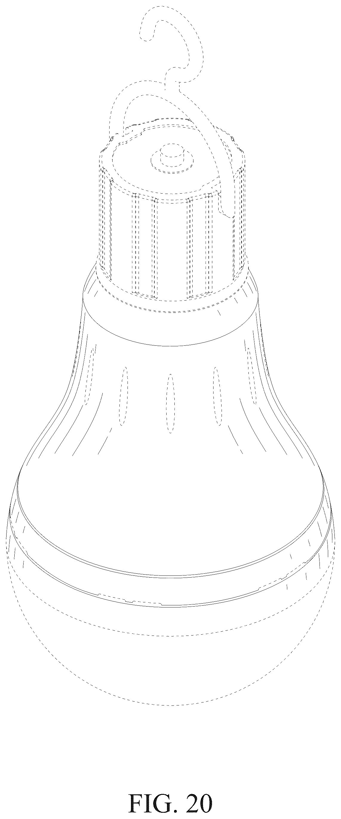 Patent USD1077285 Figure 20 – Light bulb