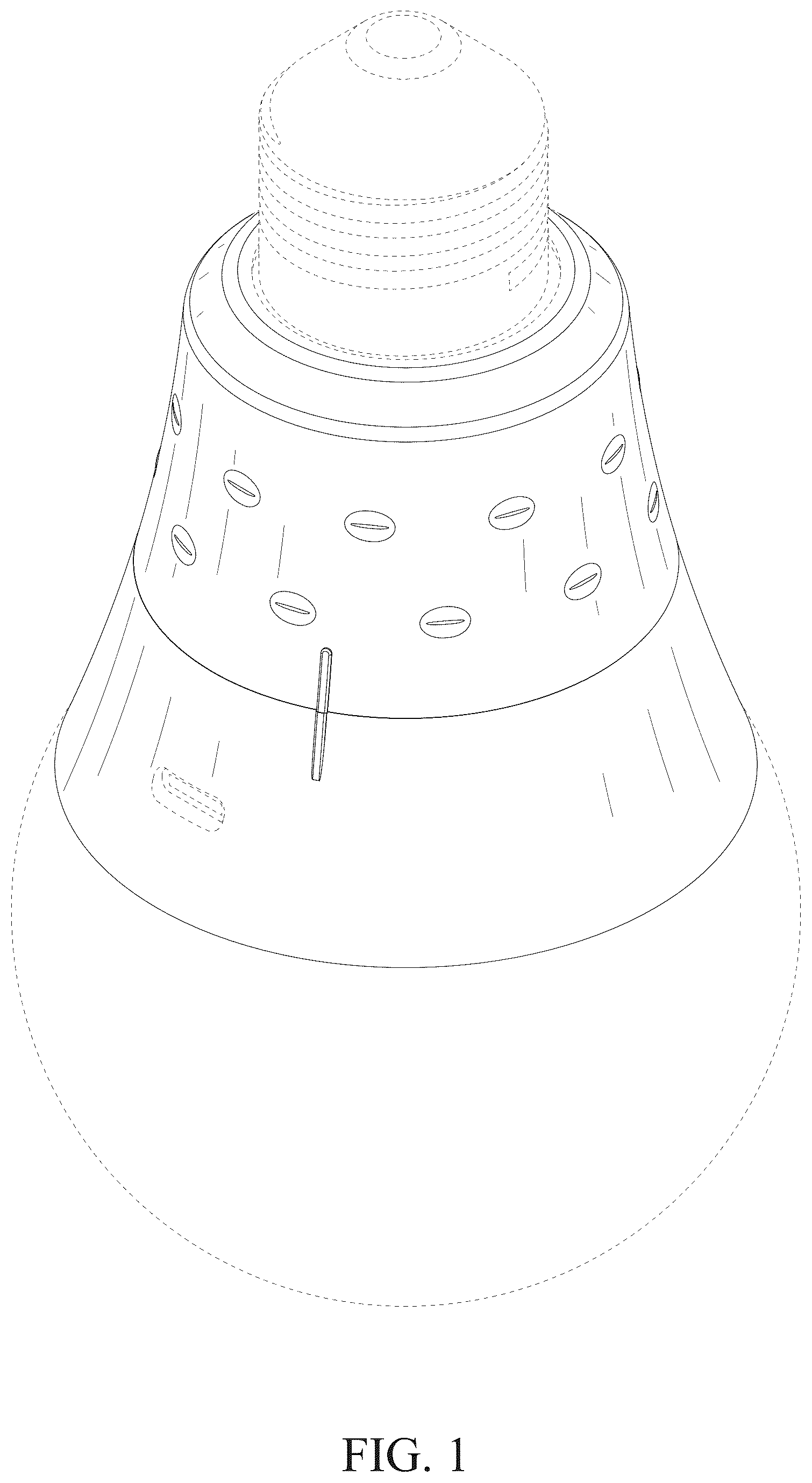 Patent USD1077286 Figure 1 – Light bulb