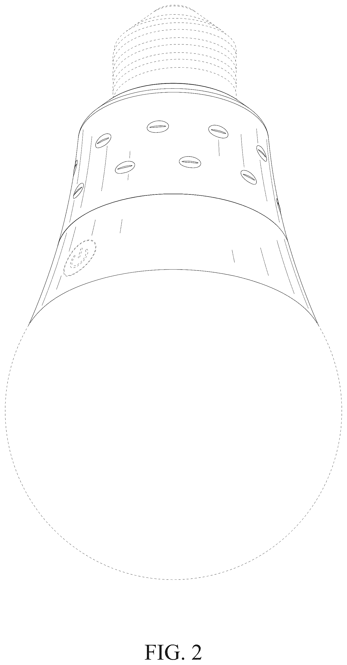 Patent USD1077286 Figure 2 – Light bulb