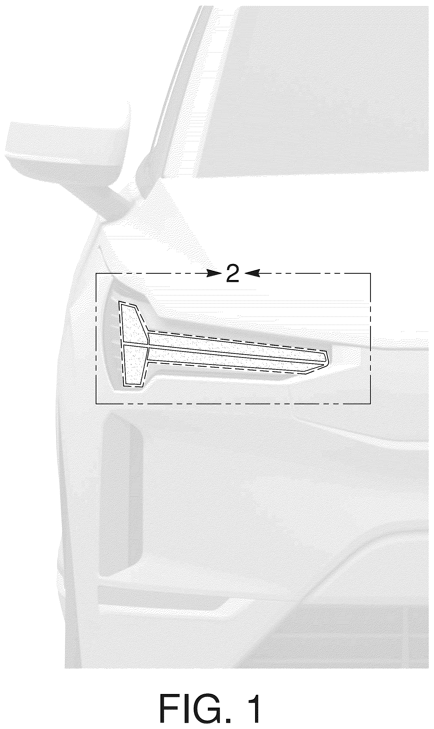 Patent USD1077289 Figure 1 – Vehicle headlight with illuminable light sequence