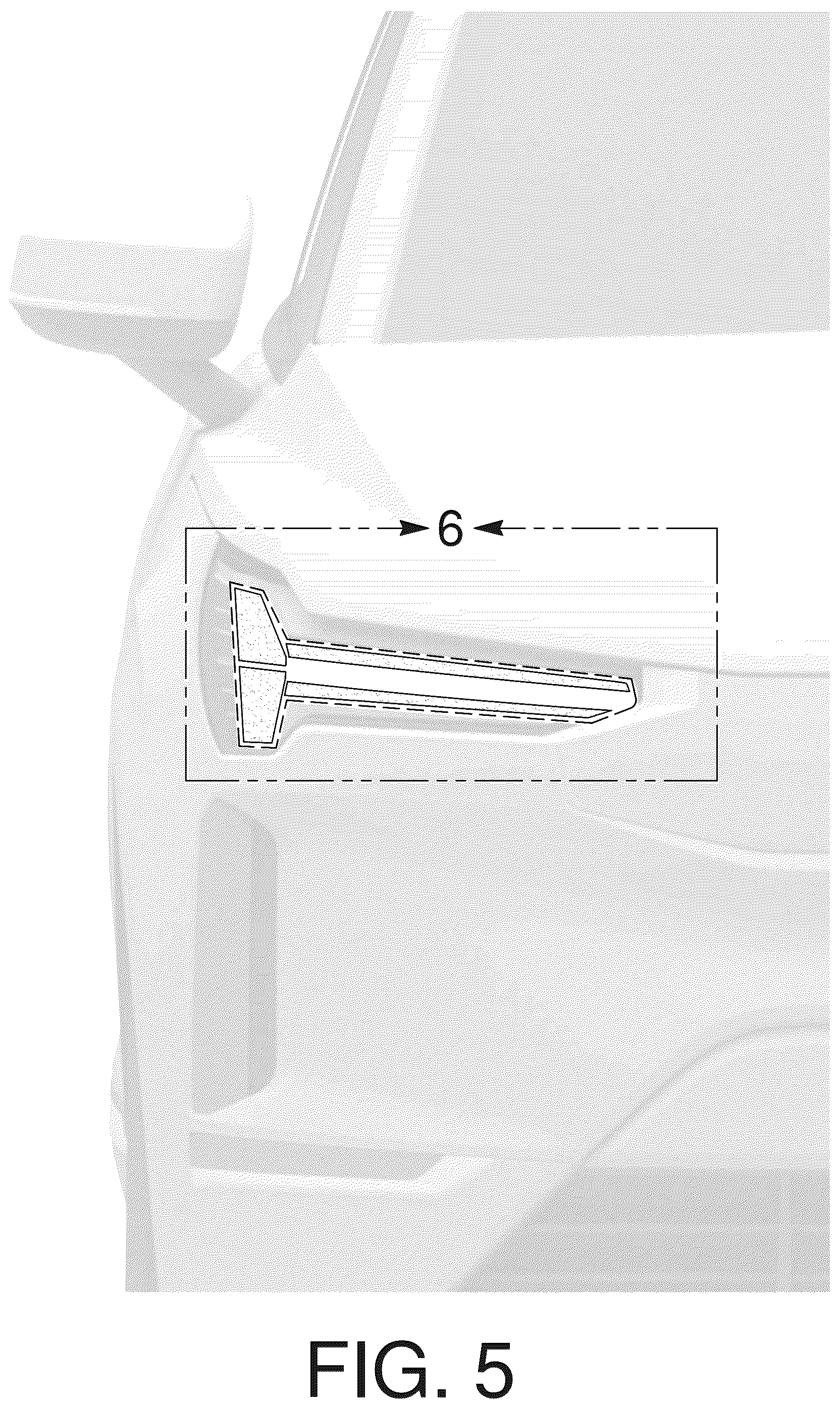 Patent USD1077289 Figure 5 – Vehicle headlight with illuminable light sequence