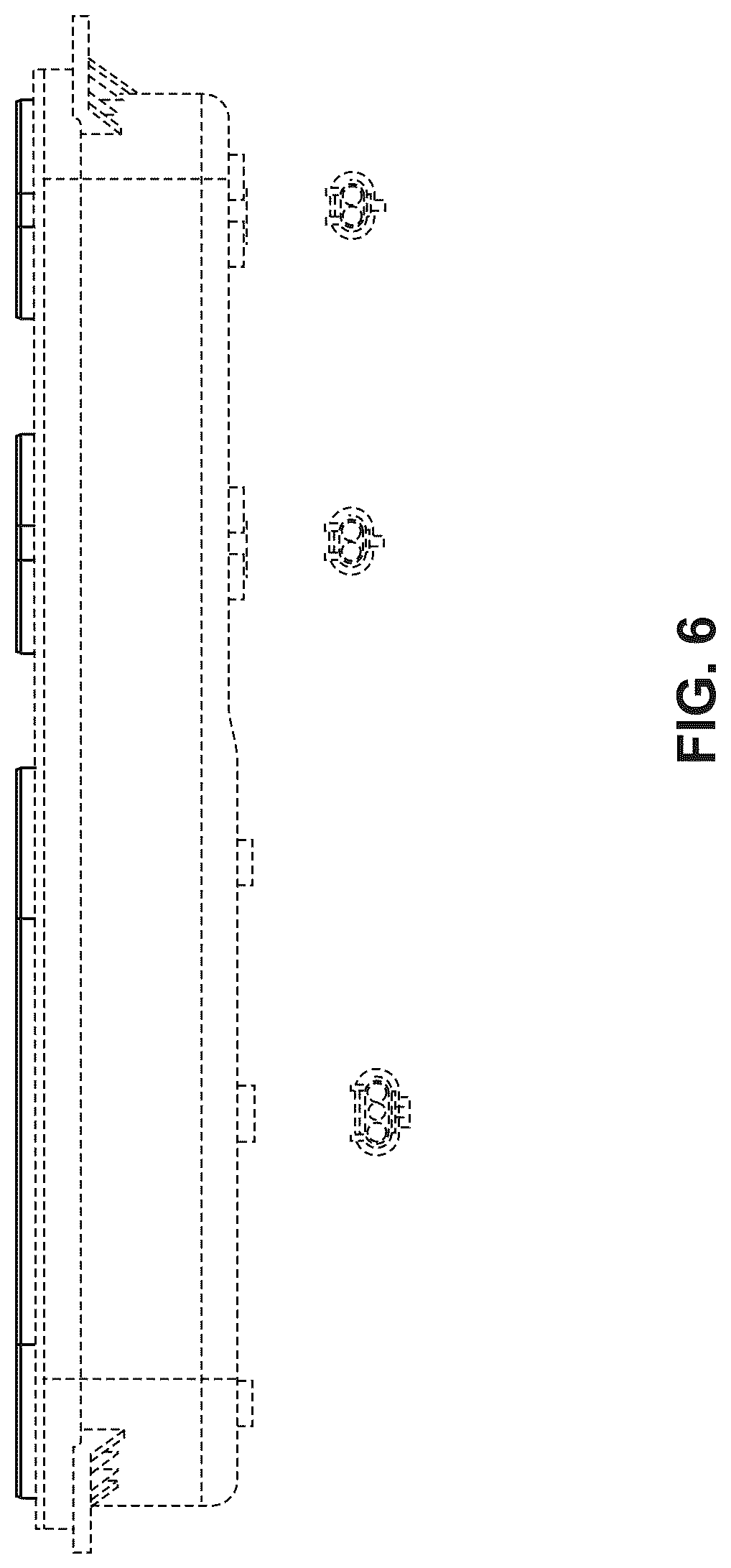 Patent USD1077290 Figure 5 – Rear light for a vehicle