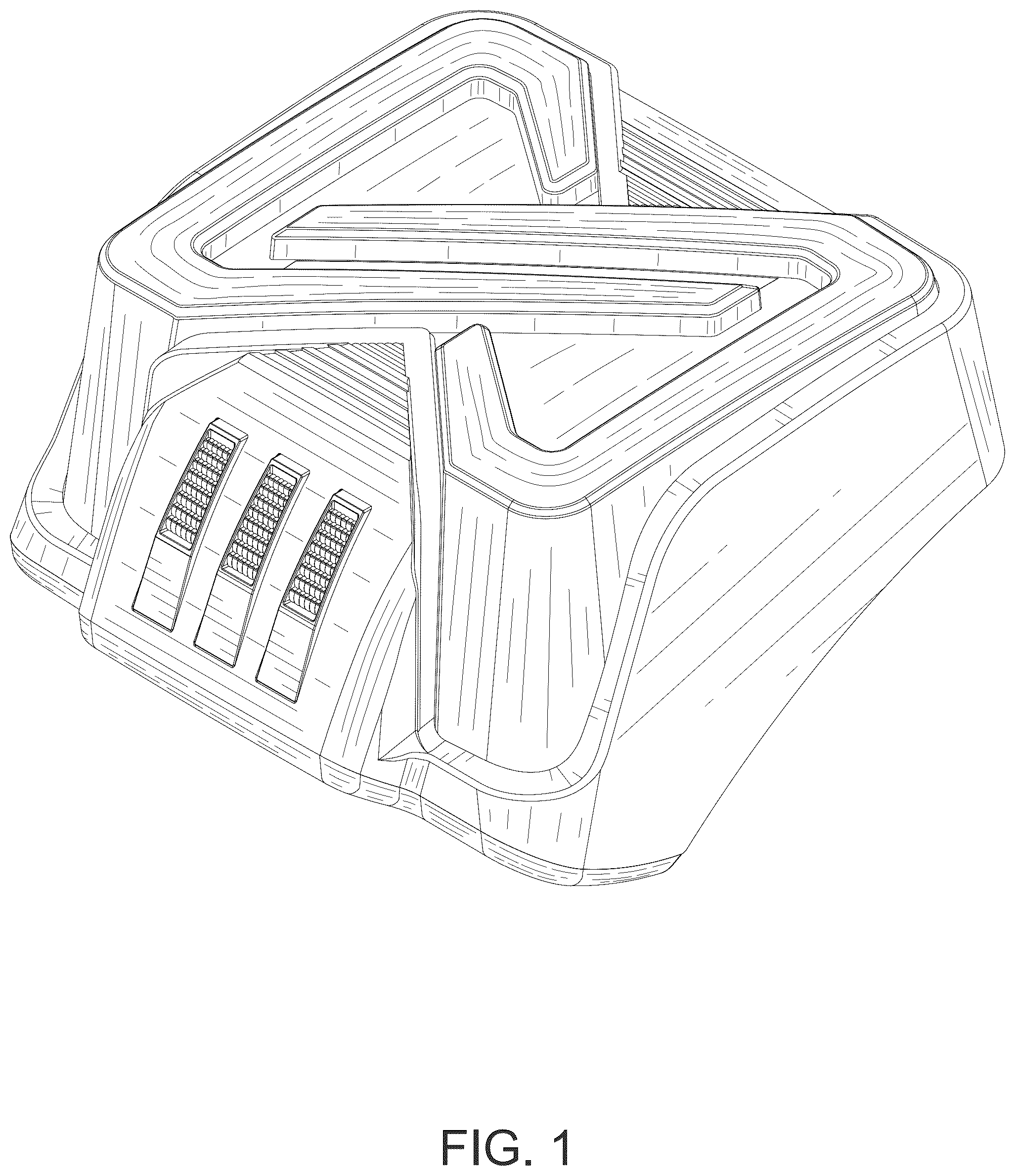 Patent USD1077291 Figure 1 – Taillight