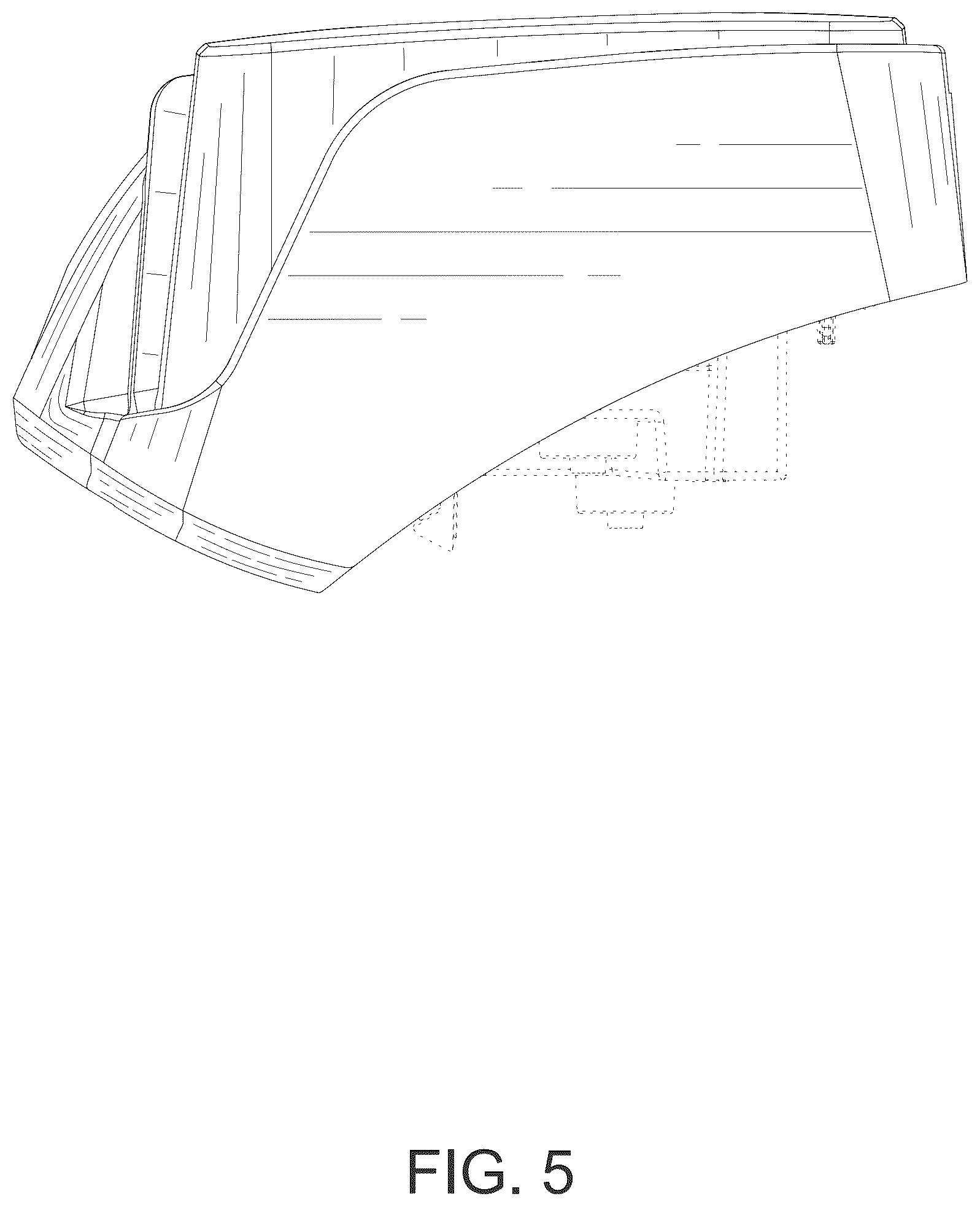 Patent USD1077291 Figure 5 – Taillight