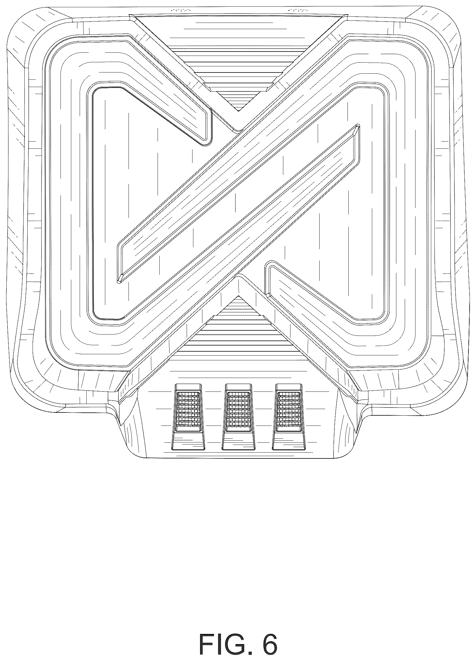 Patent USD1077291 Figure 6 – Taillight