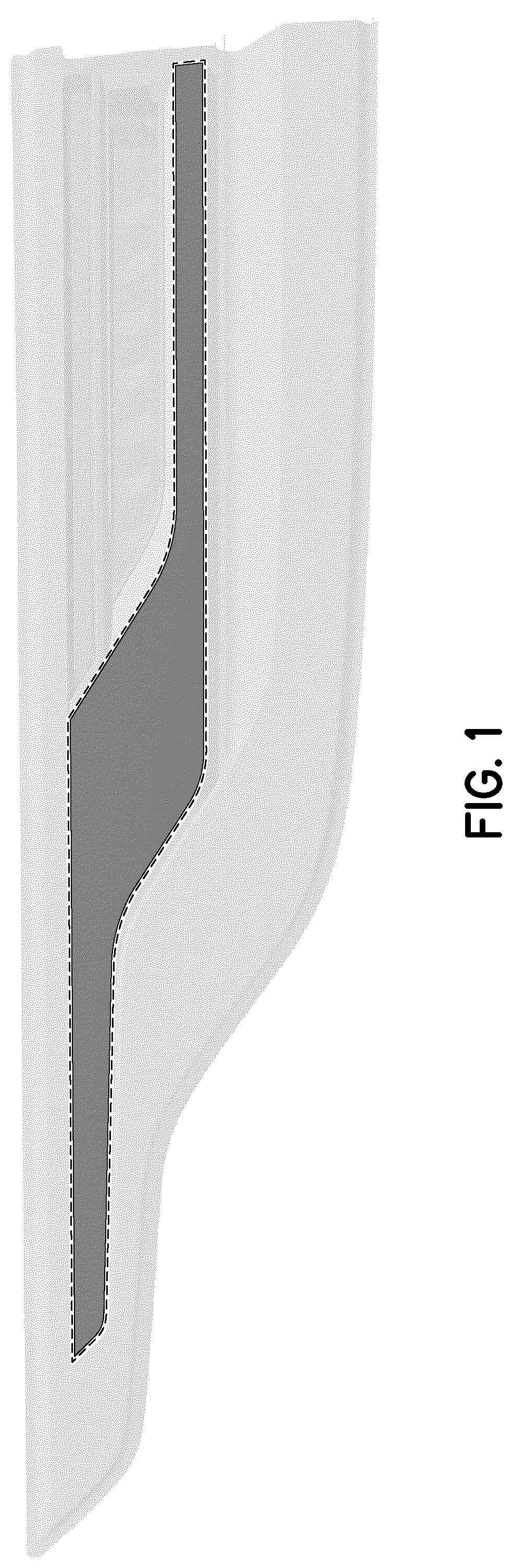 Patent USD1077293 Figure 1 – Vehicle tail light