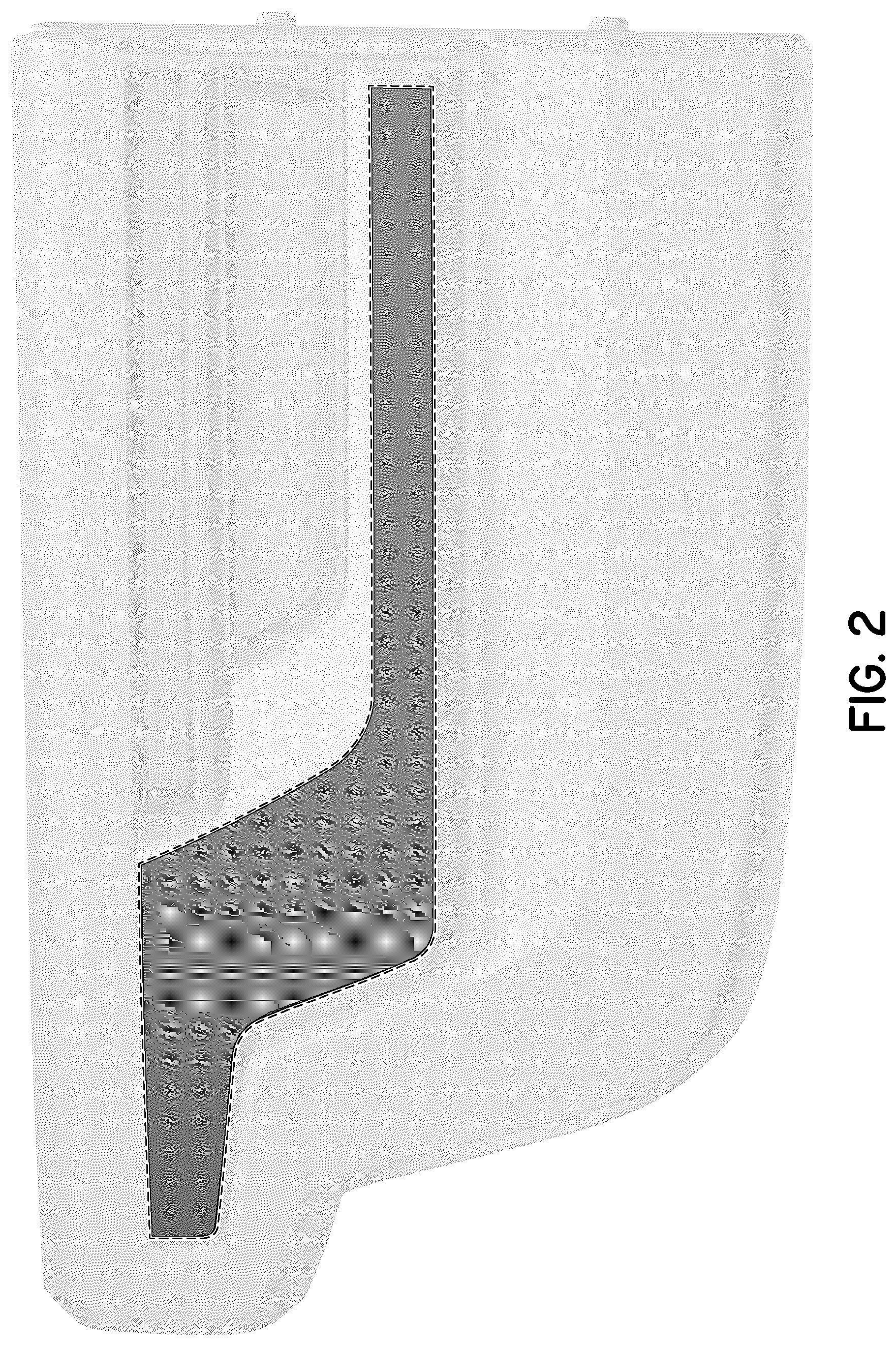 Patent USD1077293 Figure 2 – Vehicle tail light