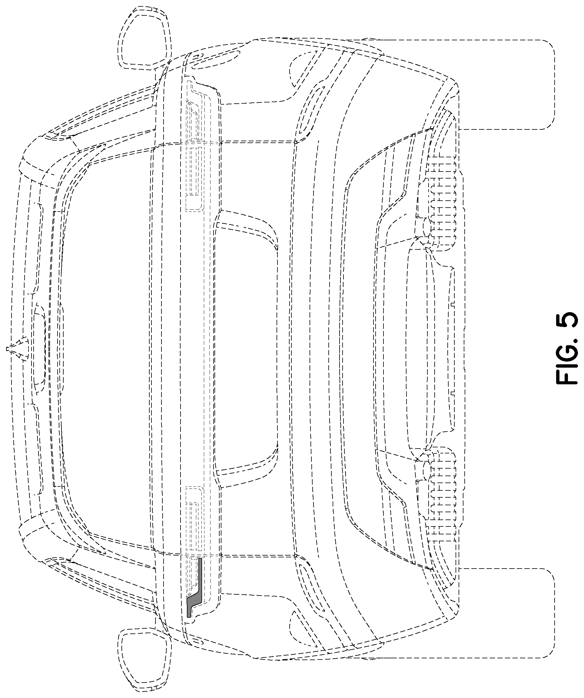 Patent USD1077293 Figure 5 – Vehicle tail light
