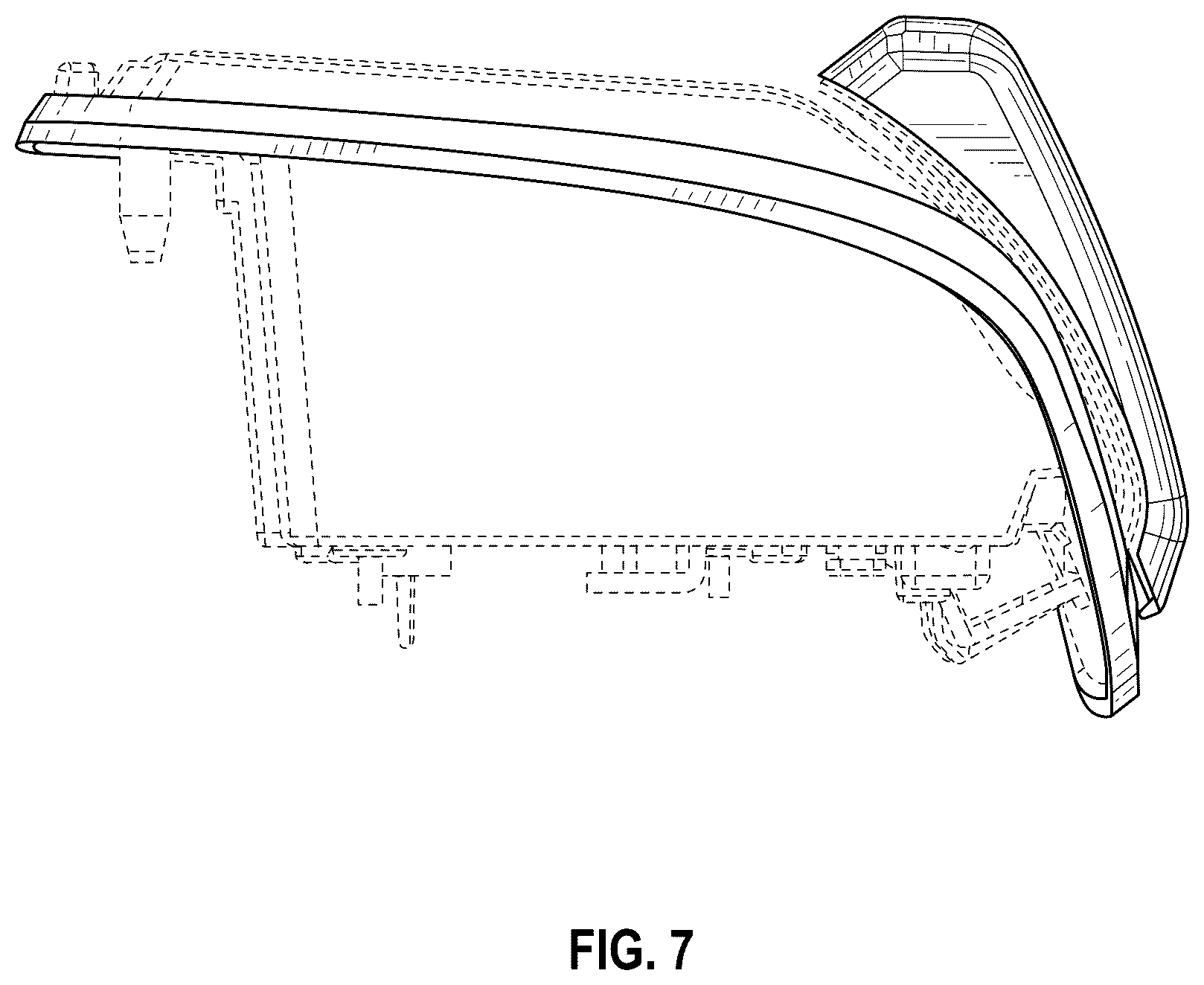 Patent USD1077294 Figure 7 – Vehicle light