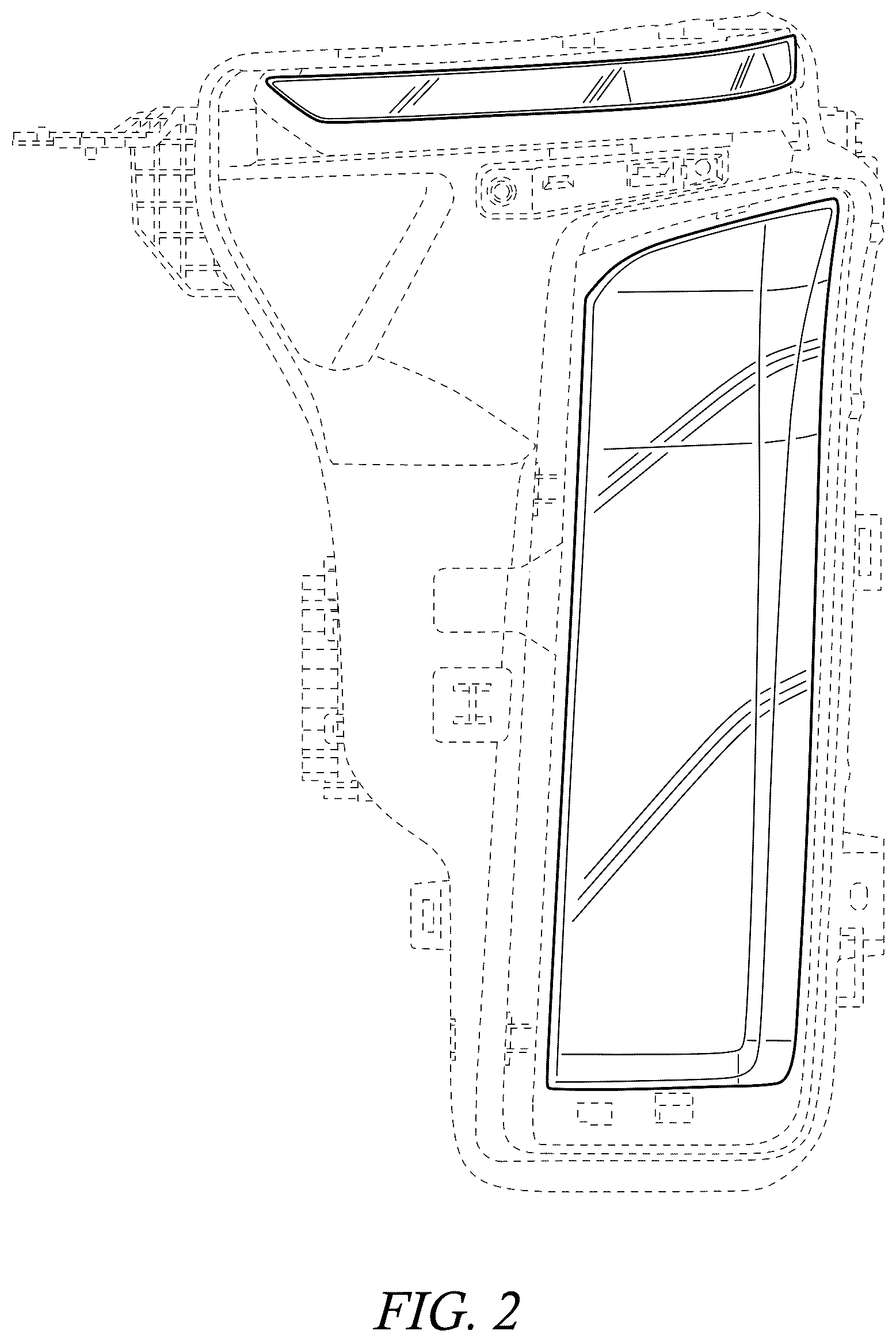 Patent USD1077295 Figure 2 – Vehicle headlamp