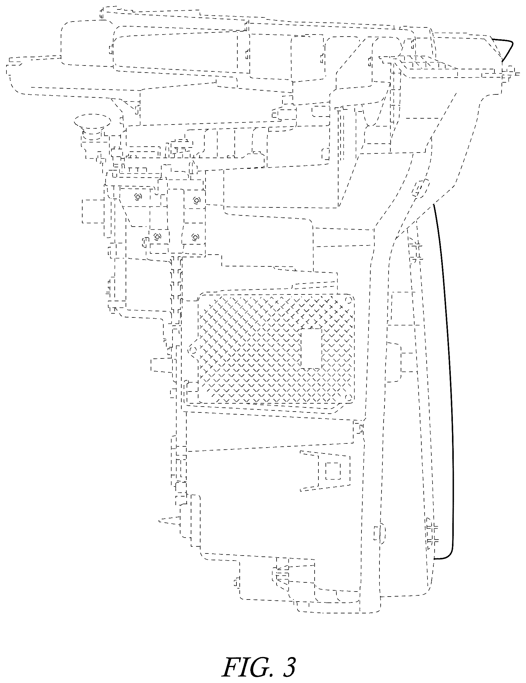 Patent USD1077295 Figure 3 – Vehicle headlamp