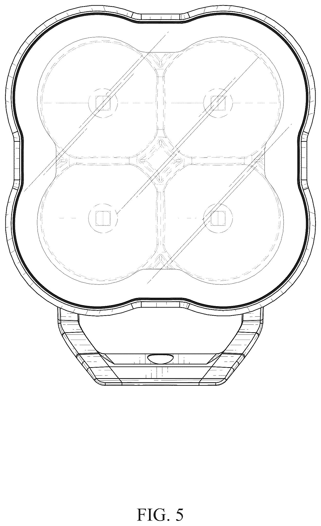 Patent USD1077296 Figure 5 – Pod light