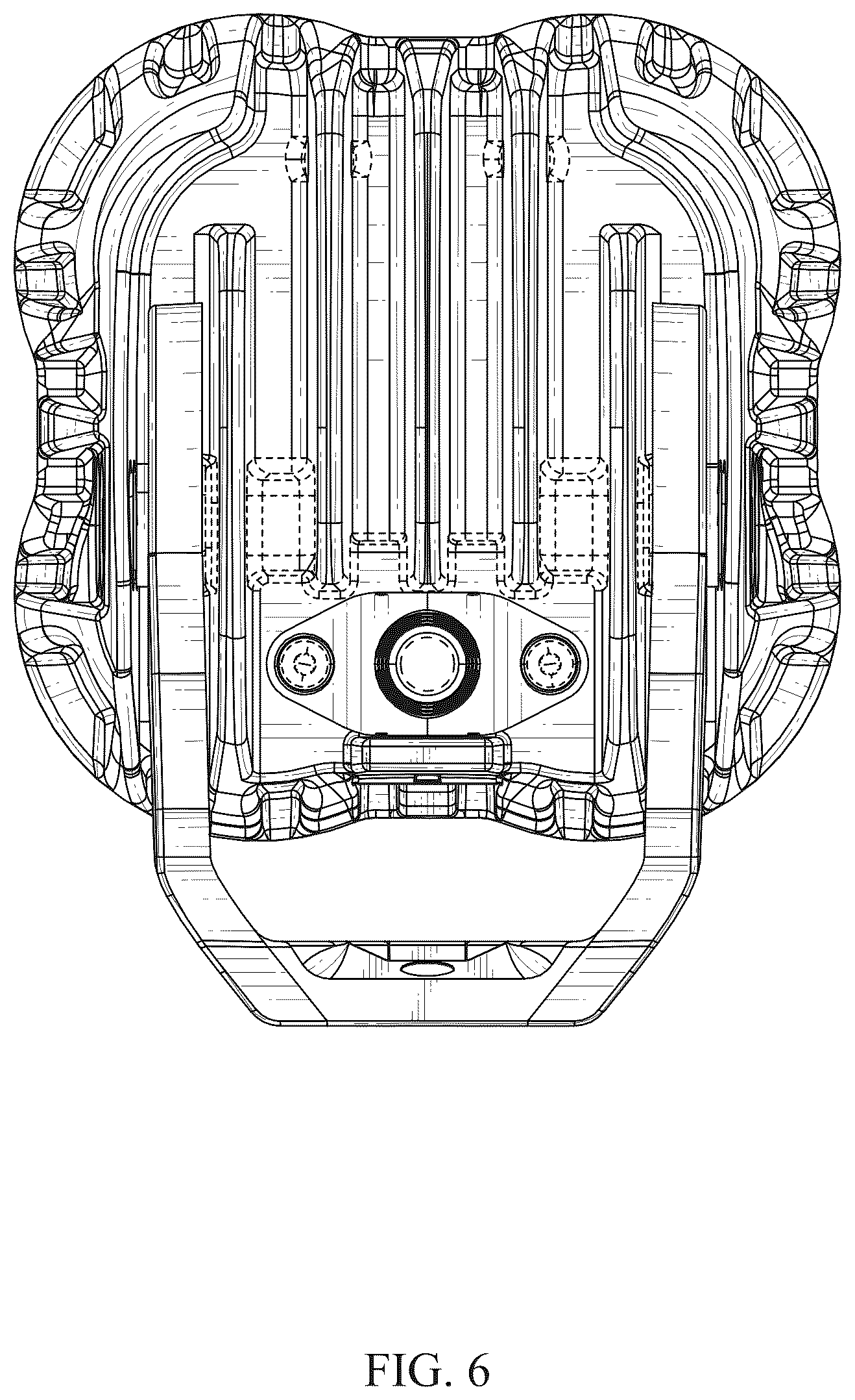 Patent USD1077296 Figure 6 – Pod light