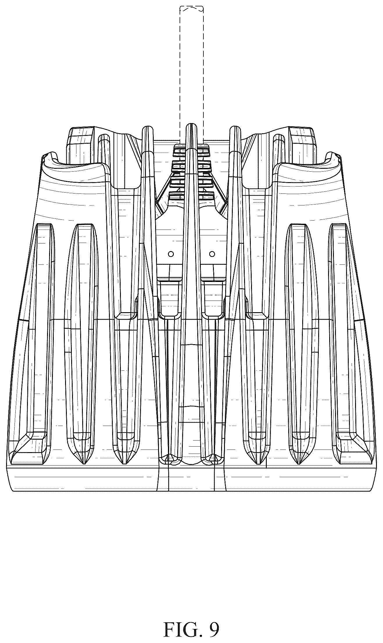 Patent USD1077296 Figure 9 – Pod light