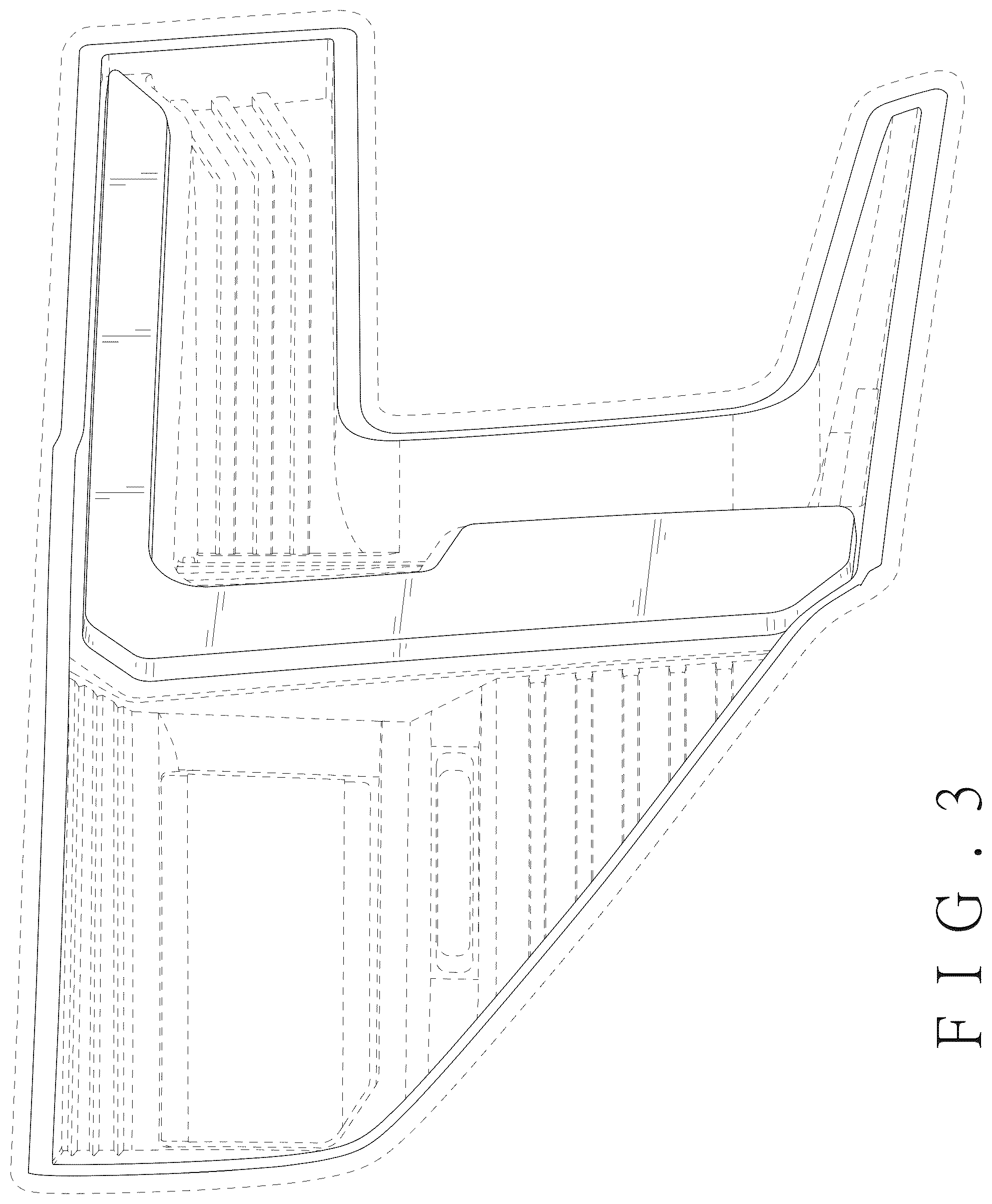 Patent USD1077297 Figure 3 – Vehicle headlight