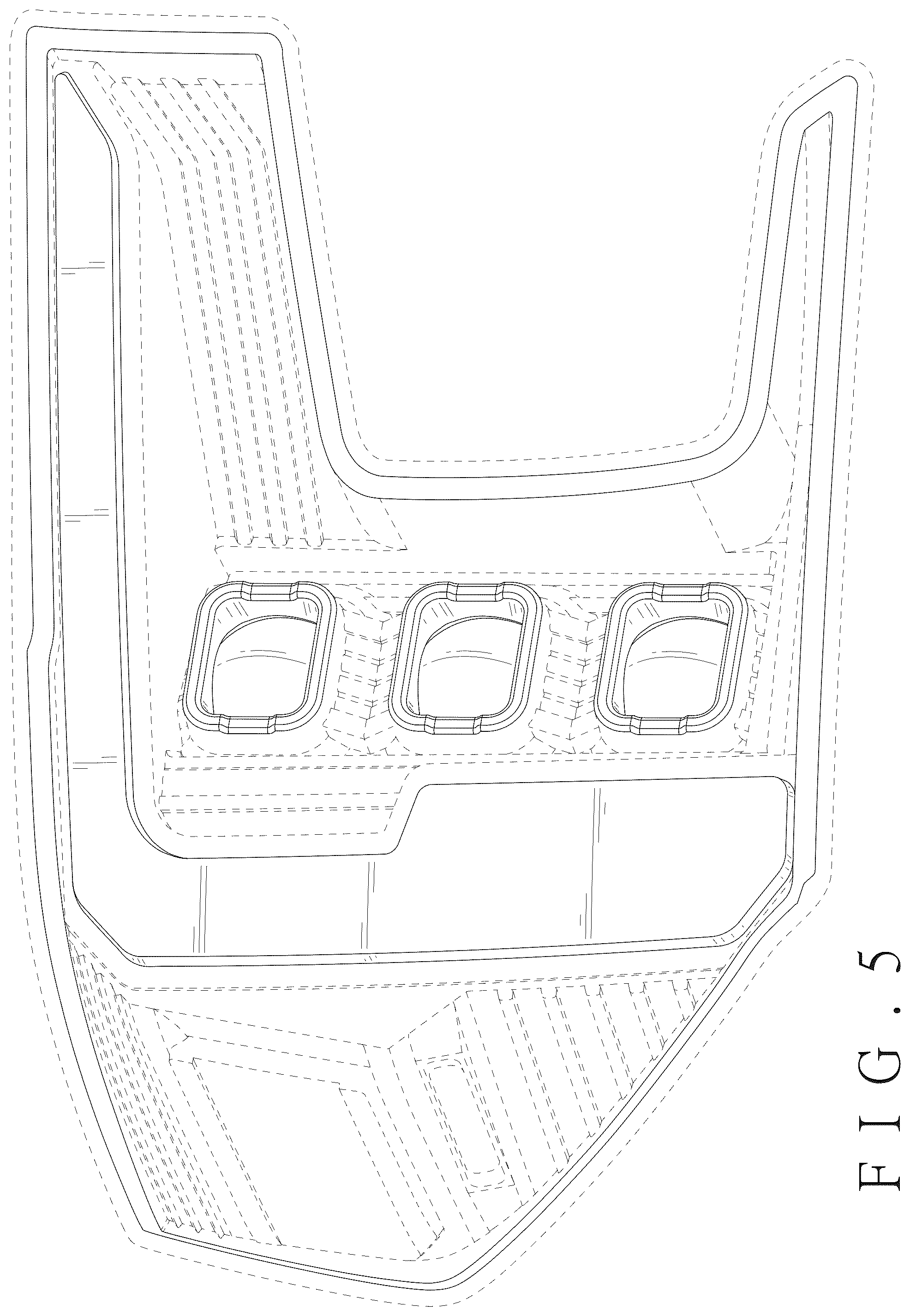 Patent USD1077297 Figure 5 – Vehicle headlight