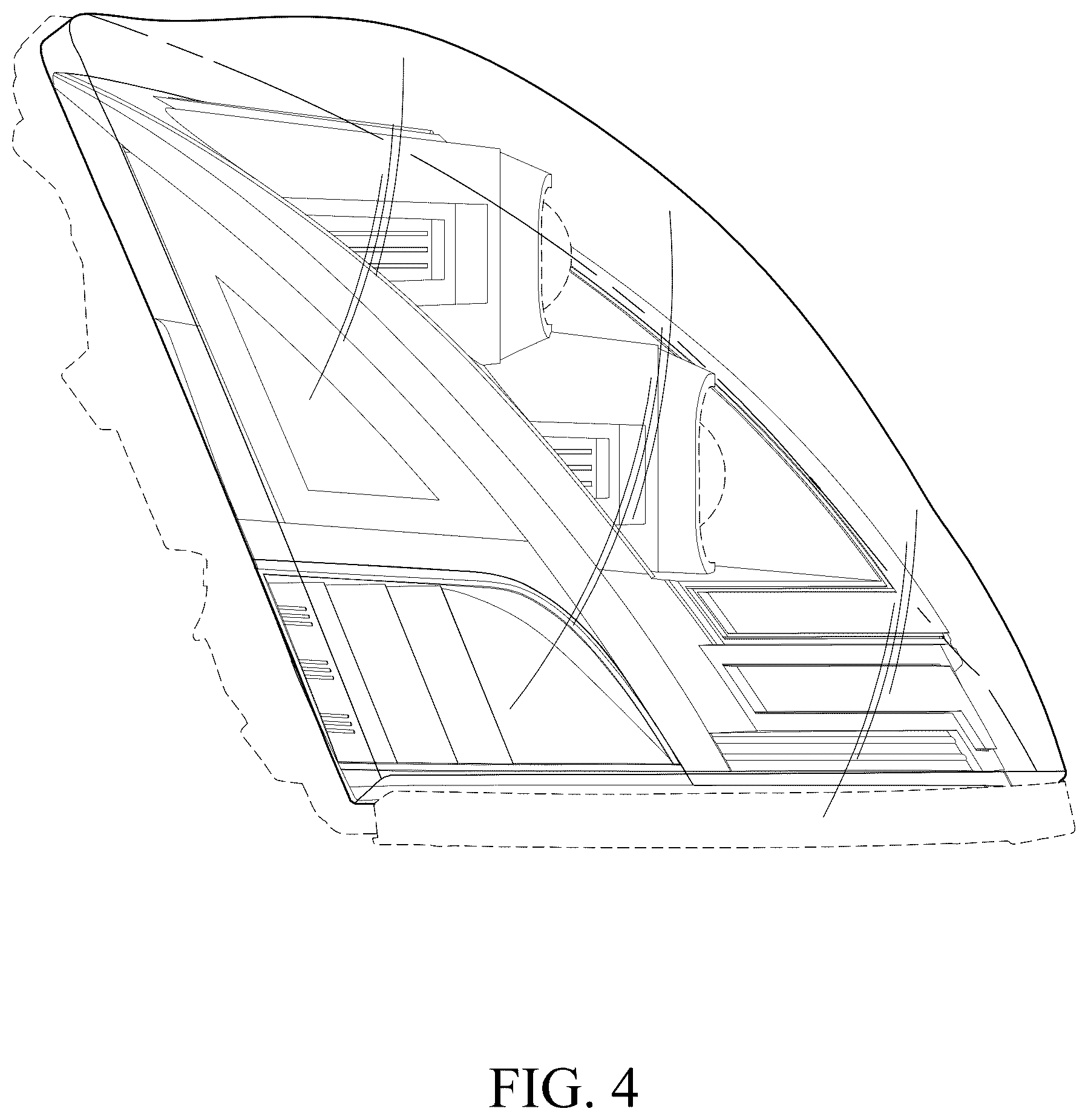 Patent USD1077299 Figure 4 – Vehicle light